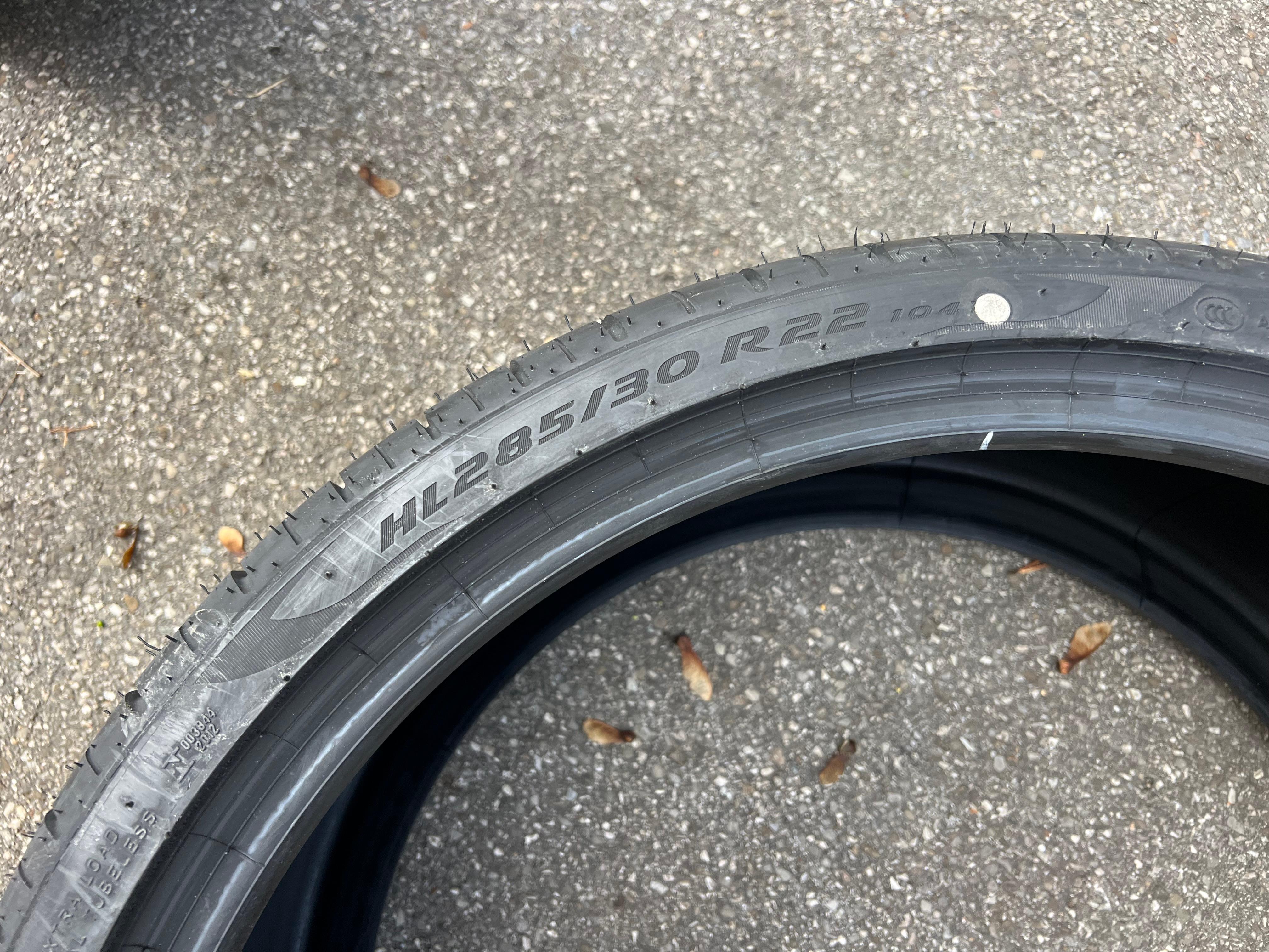 2 x 285/30R22 104Y Zomerbanden Pirelli Pzero PZ4 2022 NIEUW Gratis verzending