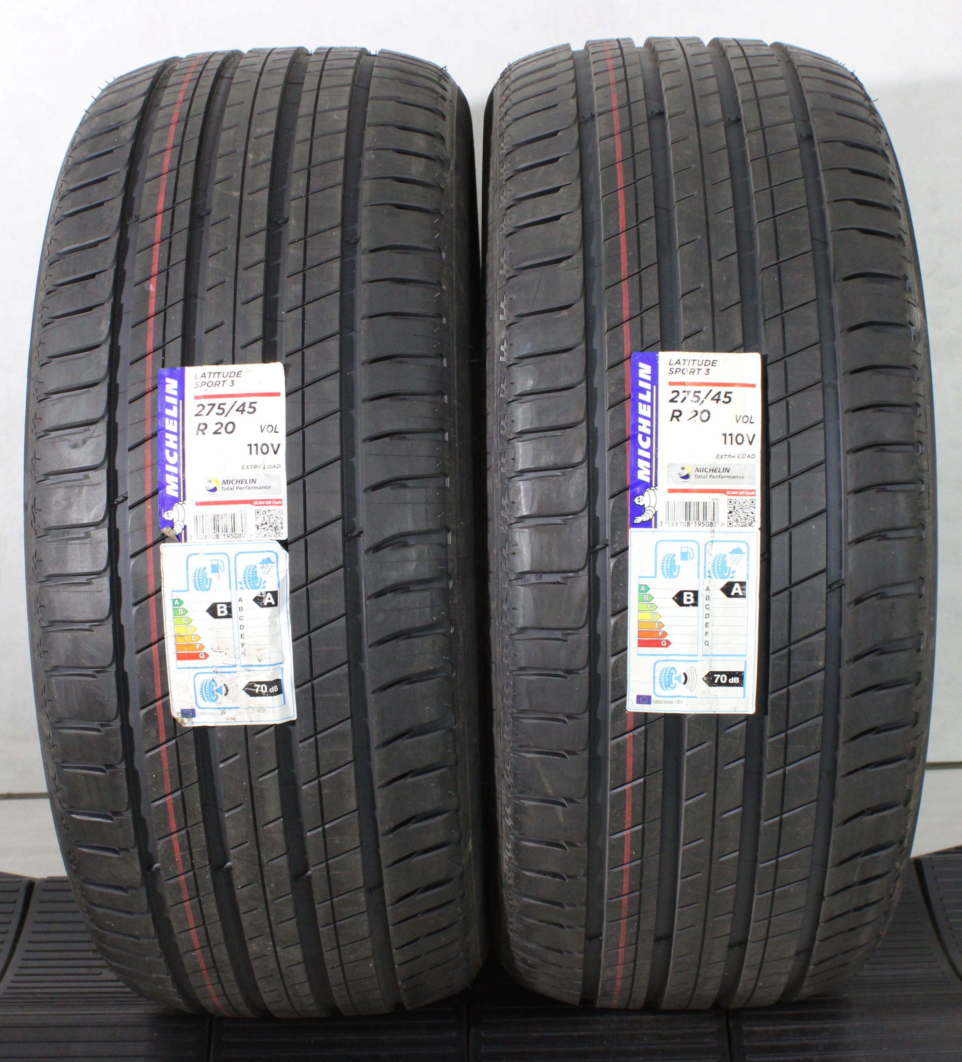 2 x 275/45R20 110V Sommerreifen Michelin Latitude Sport 3 VOL NEU 2018 XL