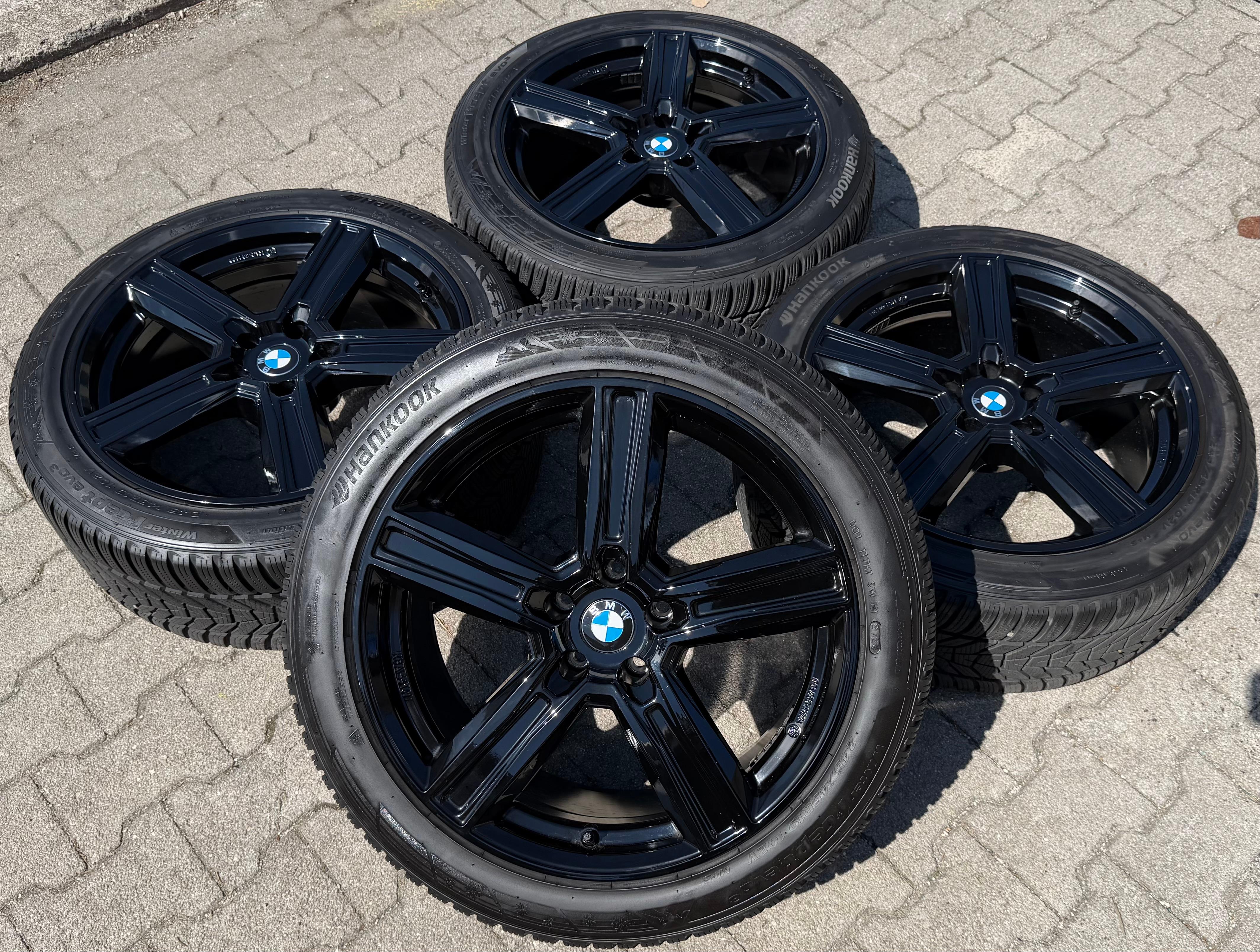 4 ALU 19" WINTERRÄDER BMW 5ER REIHE G60 G61 245/45R19 102V HANKOOK 2024 RDKS