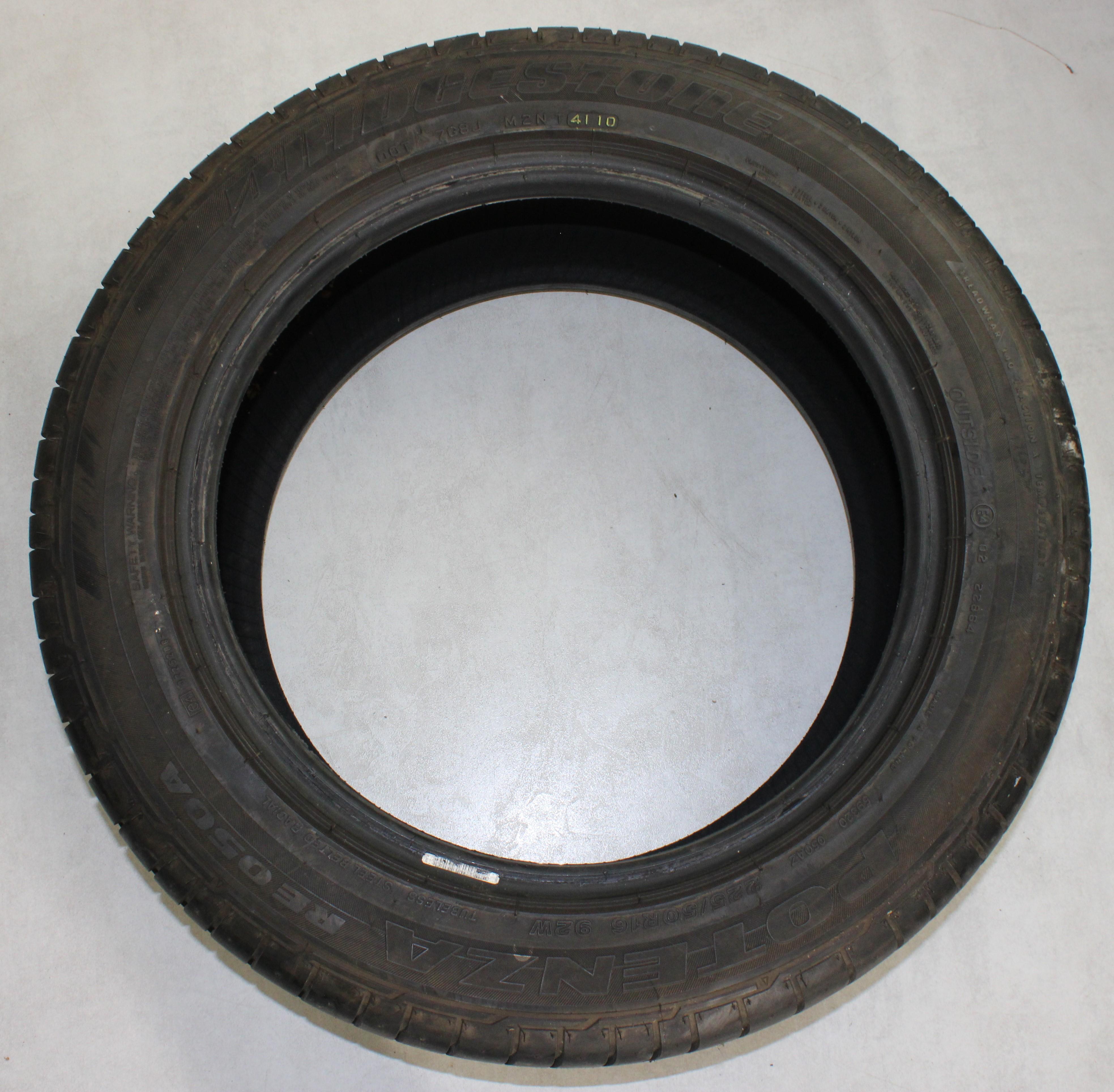 2 x 205/55R16 91W 2 x 225/50R16 92W Sommerreifen Bridgestone Potenza RE050A 6,5-7mm 2011