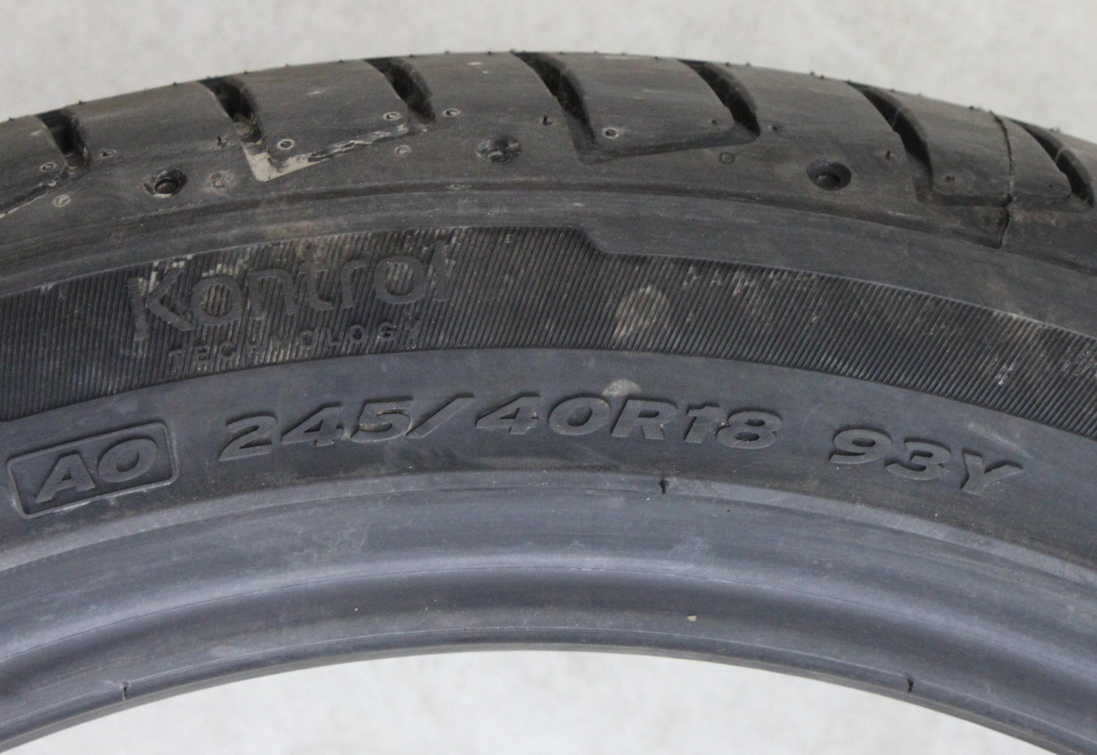 1 x 245/40R18 93Y Sommerreifen Hankook Ventus S1 Evo 2 AO Volles Profil 2022