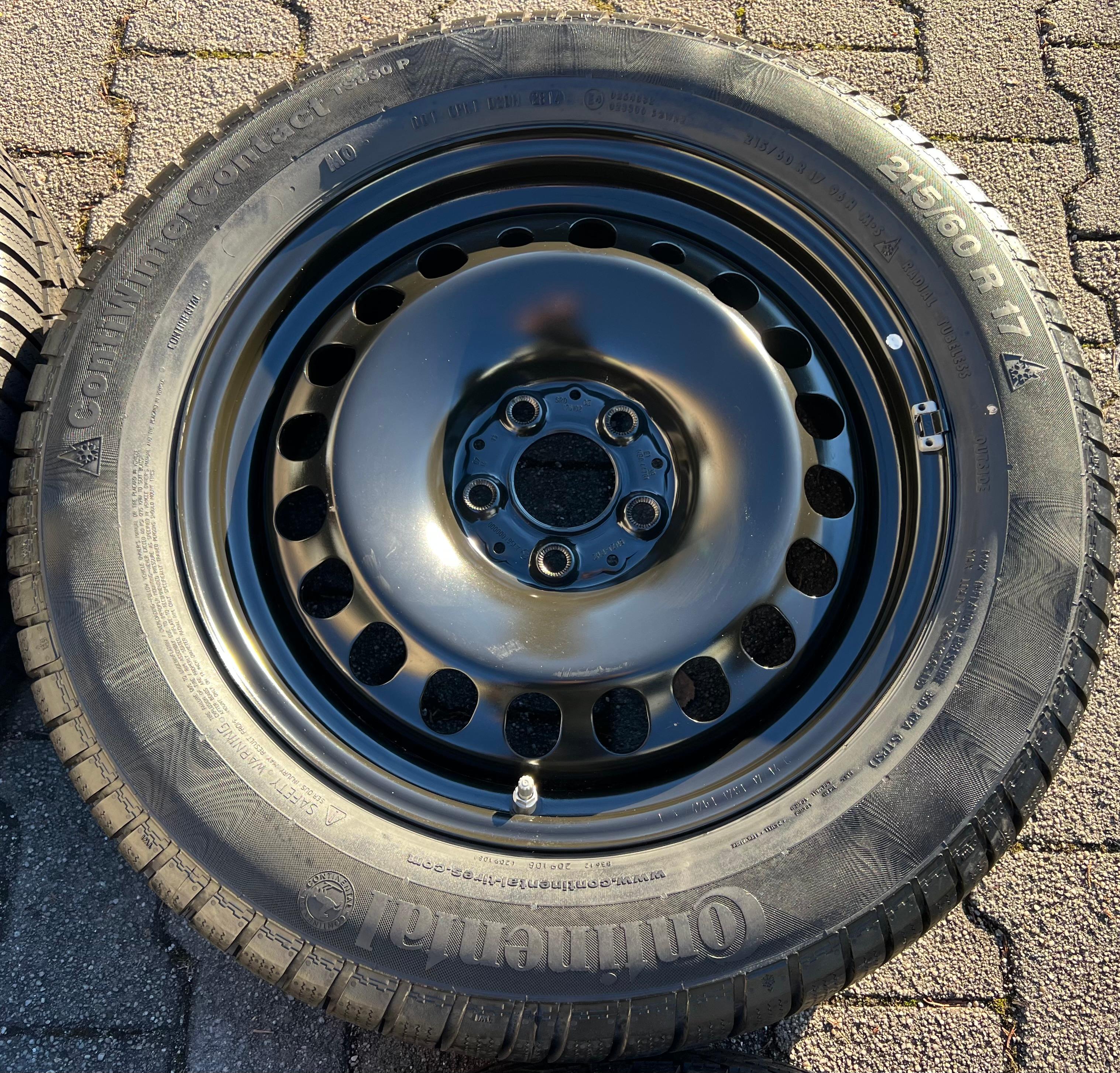 4 WINTERRÄDER MERCEDES GLA X156 215/60R17 96H CONTINENTAL 8MM RDKS