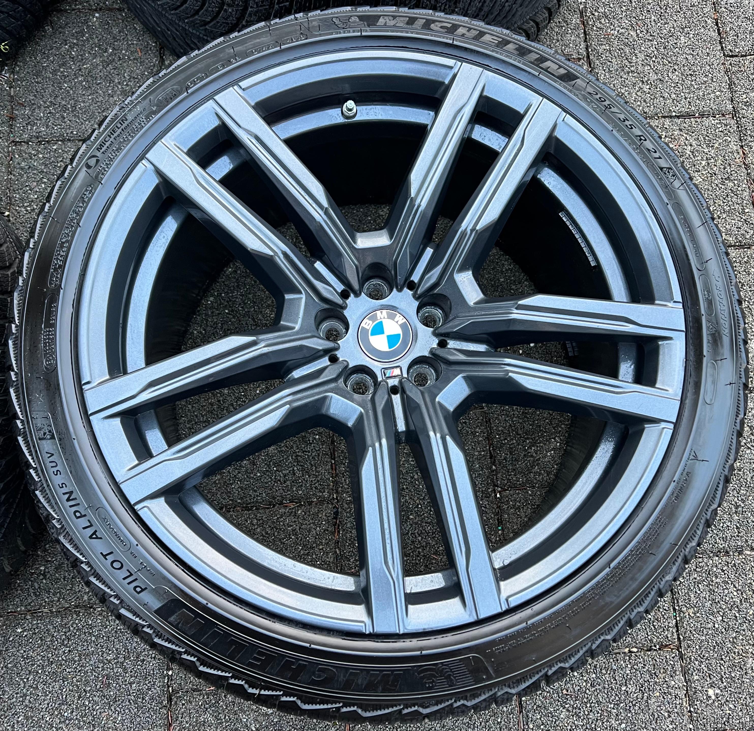 4 ORIGINAL 21" ALU WINTERRÄDER BMW X5M F95 X6M F96 STYLING M808 295/35R21 107V FREIHAUS