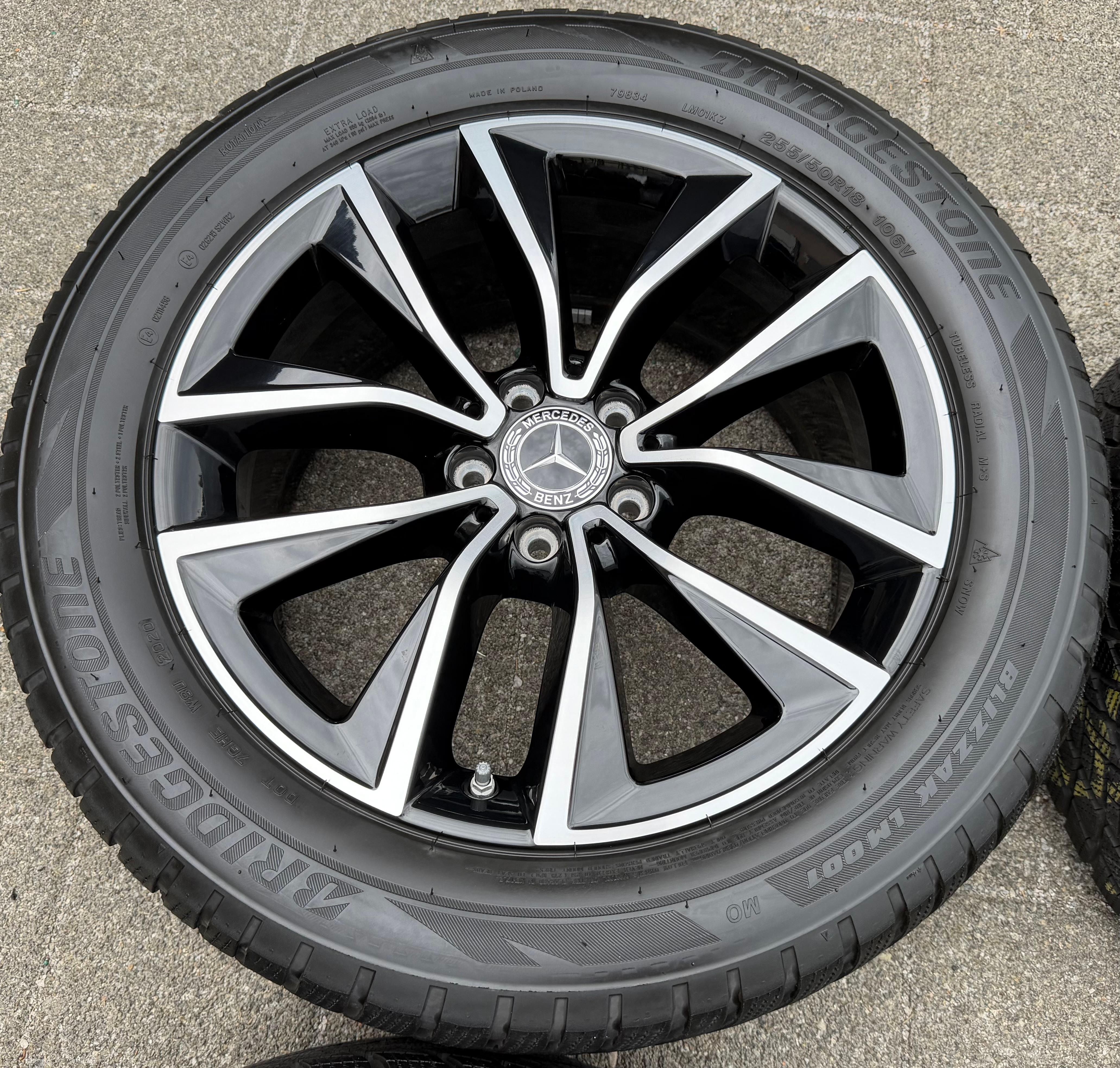 4 CERCHIONI IN ALLUMINIO ORIGINALI DA 18" PER MERCEDES CLASSE S V223 W223 A2234012900 255/50R18