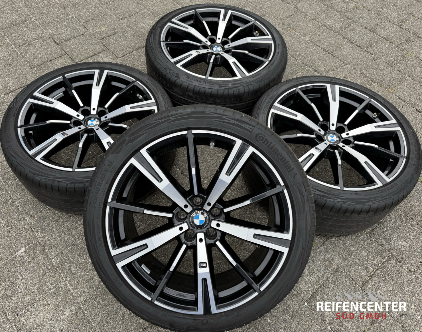 4 ruedas de verano originales de aleación de 20" para BMW i5 Serie 5 G60 G61, diseño M938, Continental, RDKS