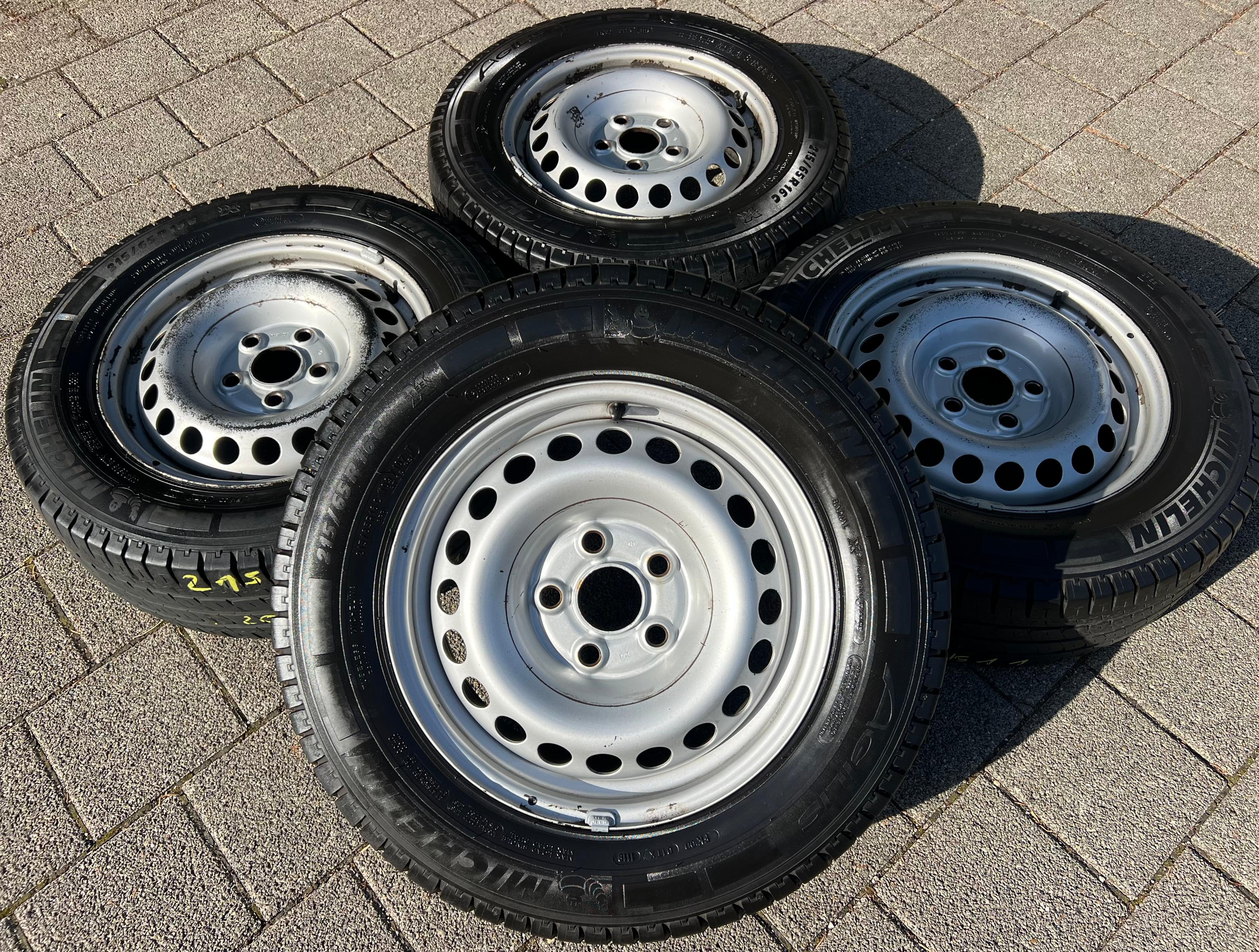 4 SOMMERRÄDER VW BUS T5 T6 215/65R16C 109/107T MICHELIN 6,5x16 ET51 FREIHAUS