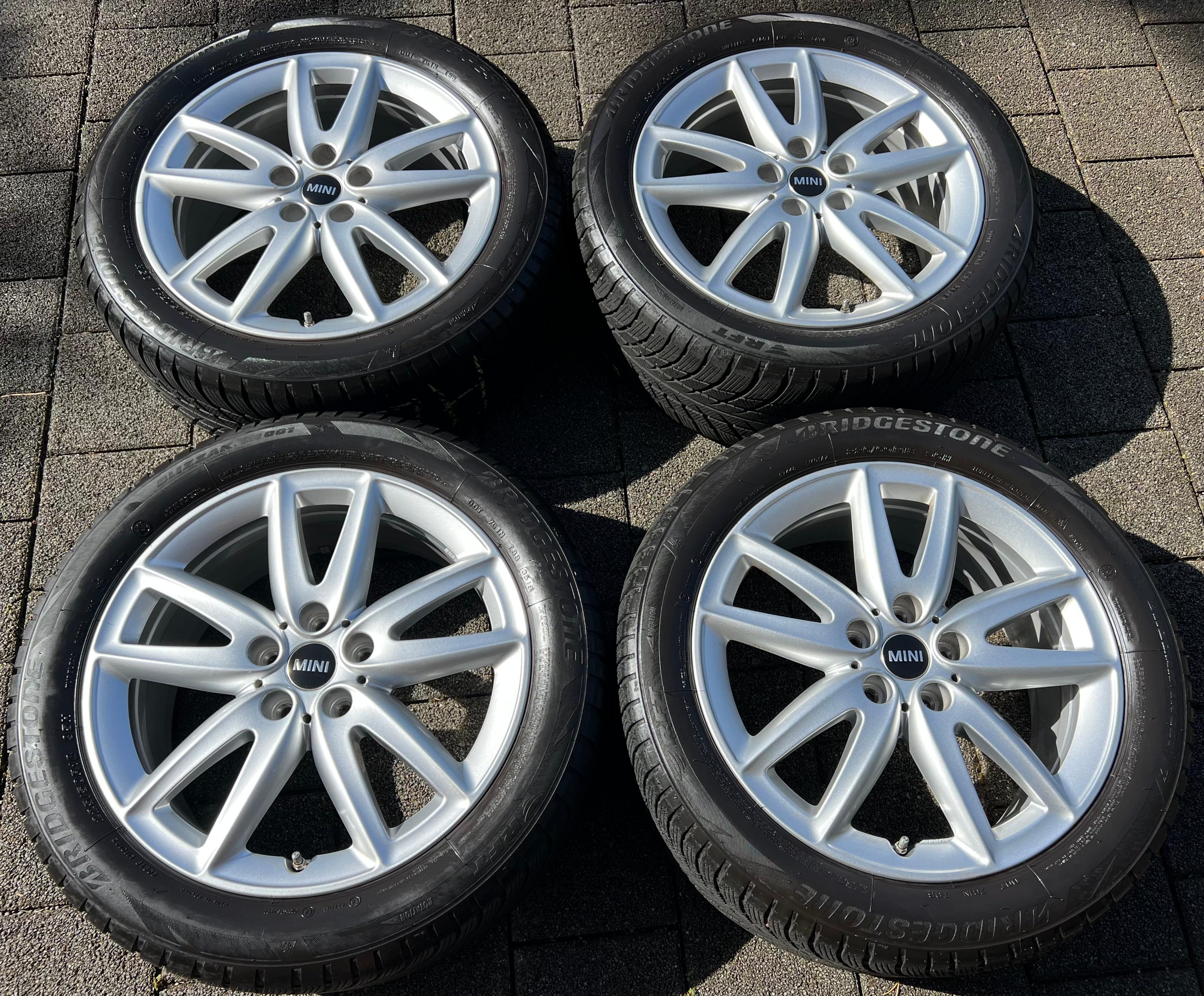 4 ORIGINAL 18" ALU WINTERRÄDER MINI COUNTRYMAN F60 225/50R18 95H 6888852 FREIHAU