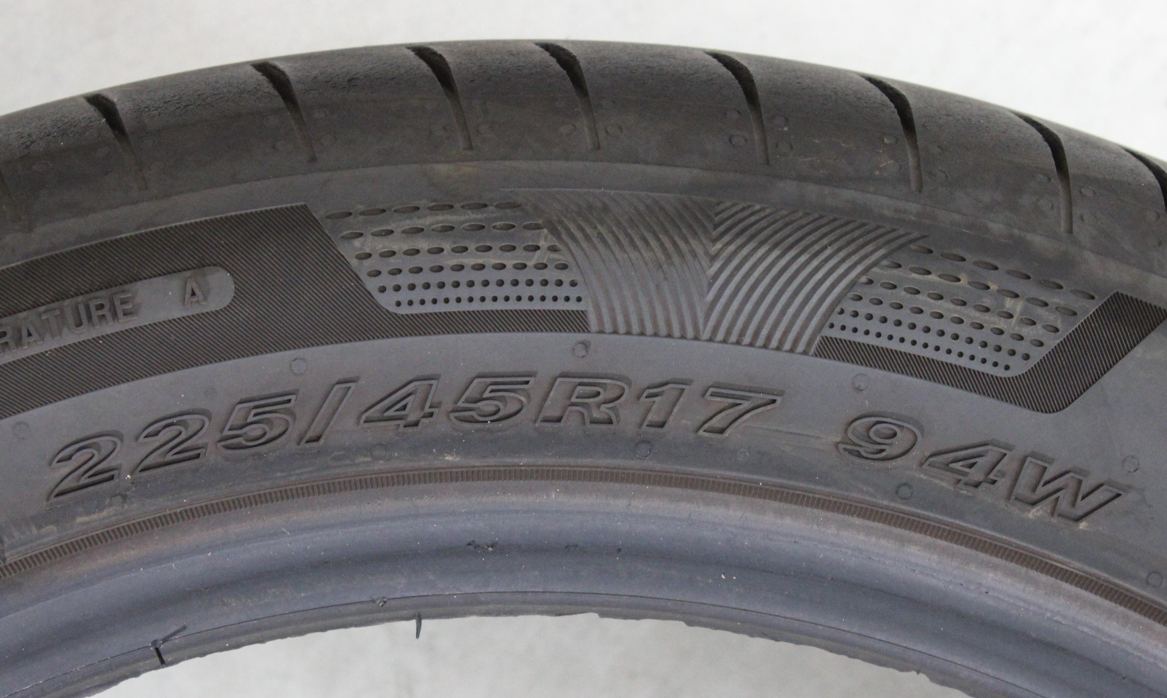 1 x 225/45R17 94W Sommerreifen Nexen N Fera Sport AO 5,5-6mm 2024 XL
