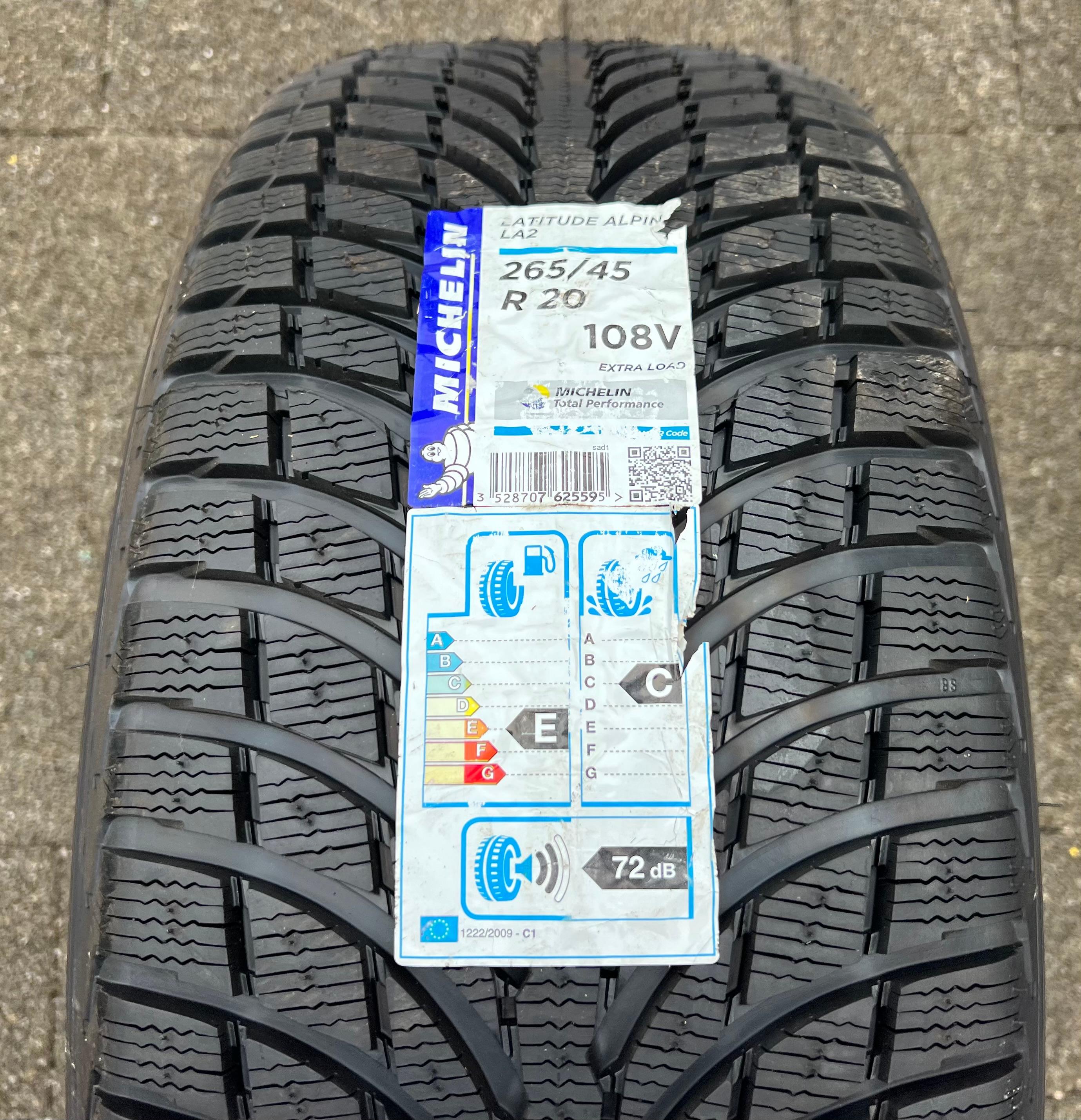 1 x 265/45R20 104V Winterreifen Michelin Laitutde Alpin LA2 NEU 2016