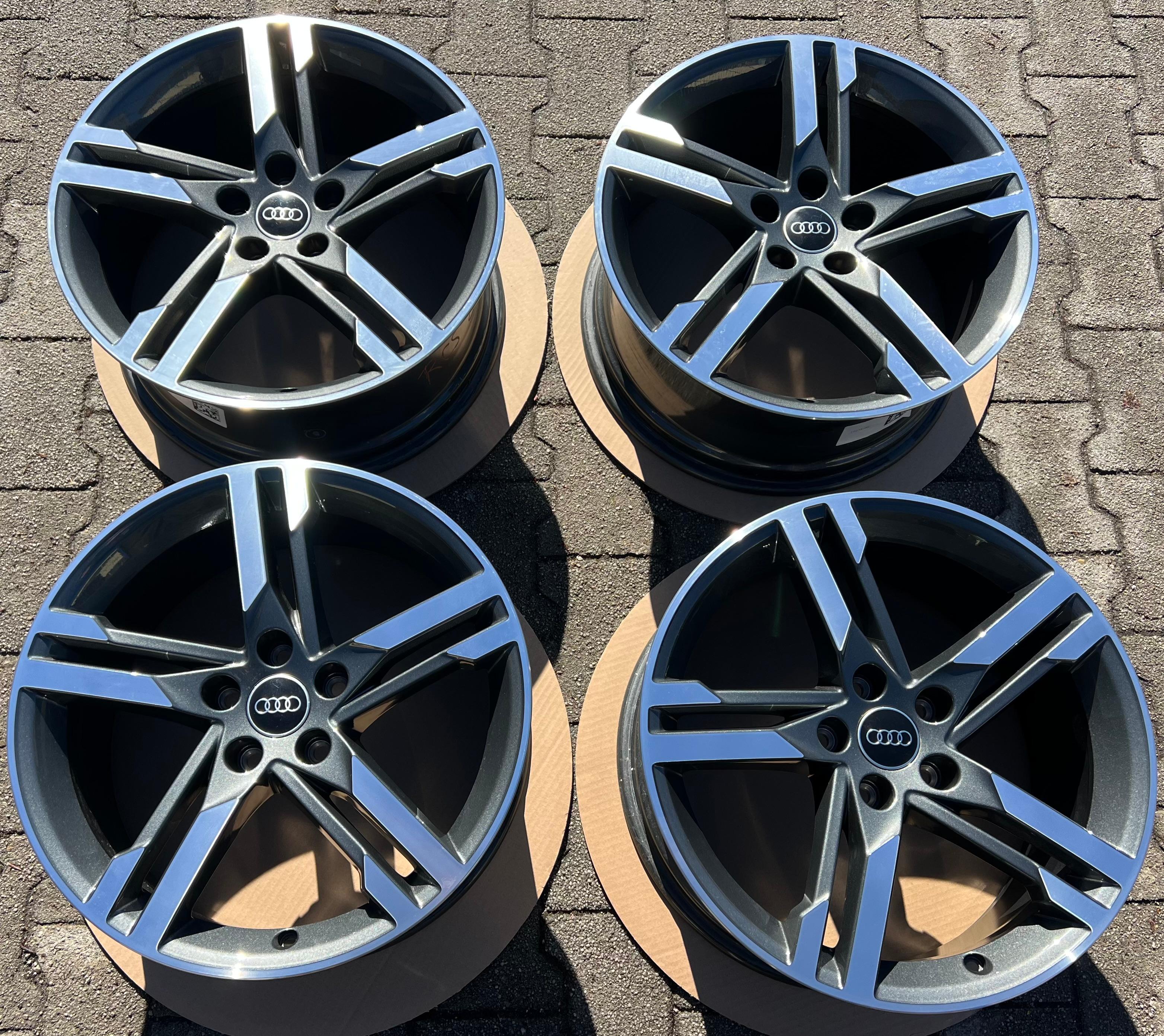 4 ORIGINAL 18" ALUFELGEN FELGEN AUDI A4 8W 8W0601025M 8x18 ET40