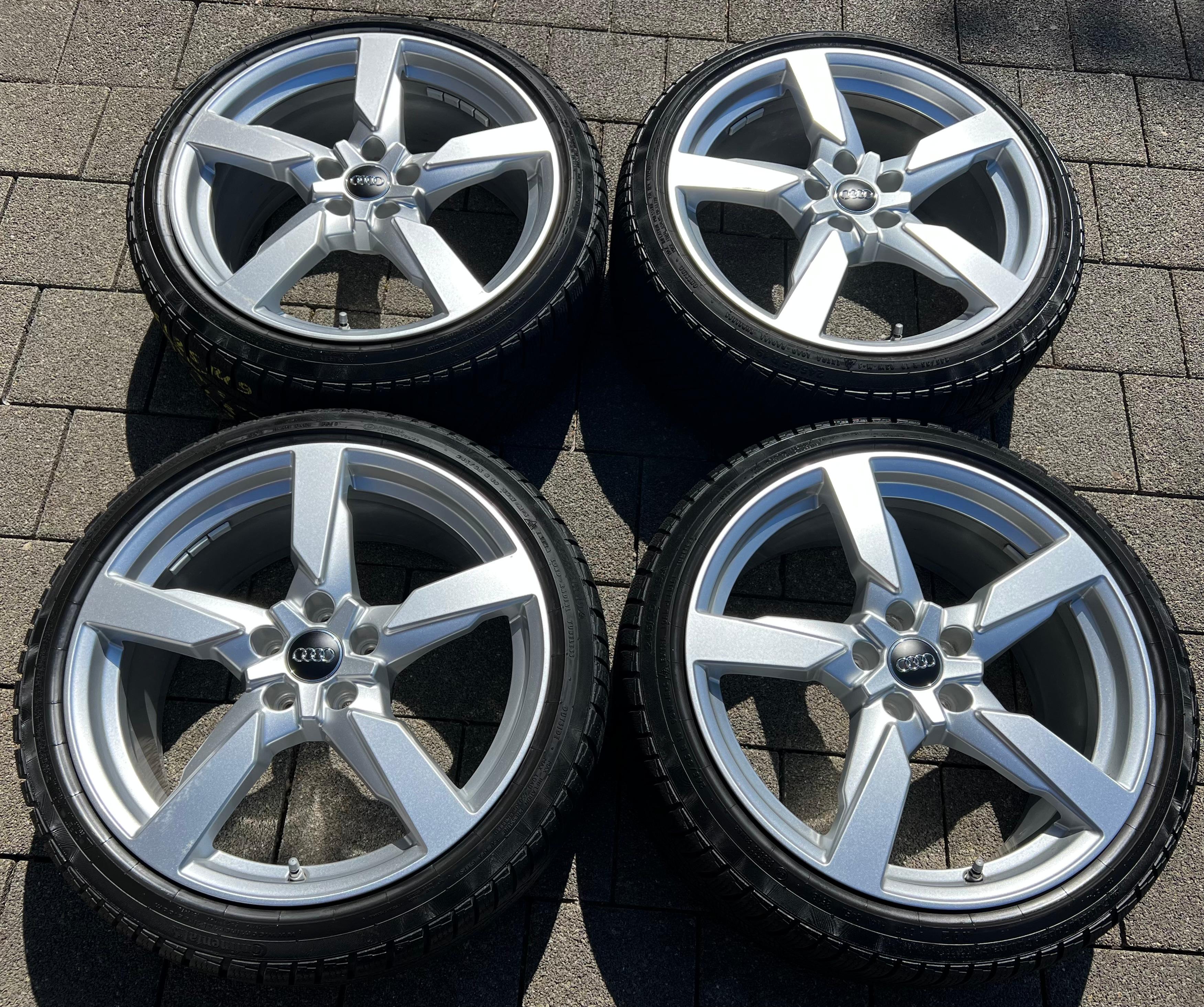 4 ROUES D'HIVER ORIGINALES 19" EN ALU AUDI TT TTS 8S 8S0601025AA 245/35R19 93W FRANCO DOMICILE