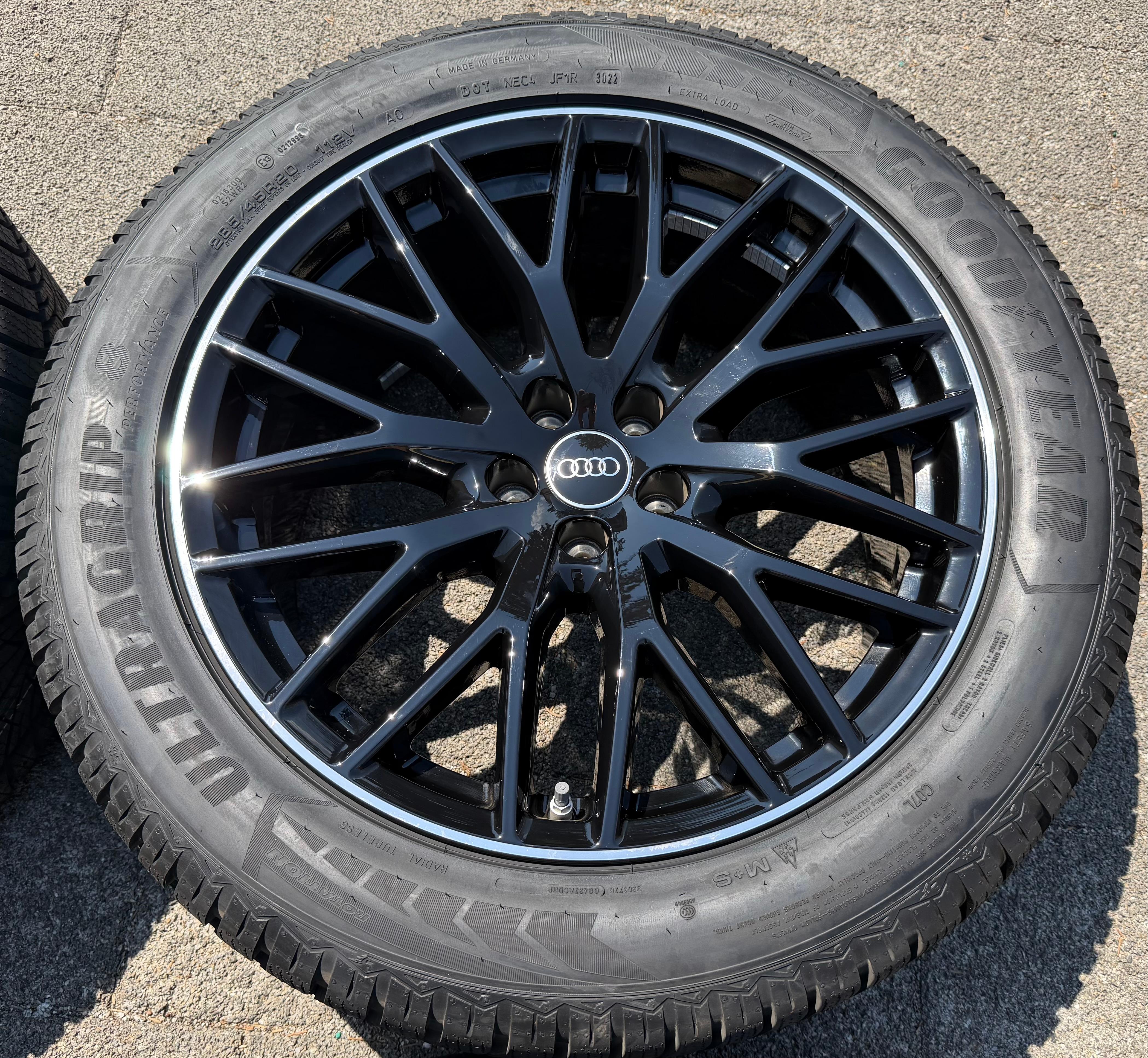 4 Original 20" Alu Winterräder Audi Q7 4M 4M0601025CR 285/45R20 112V Goodyear