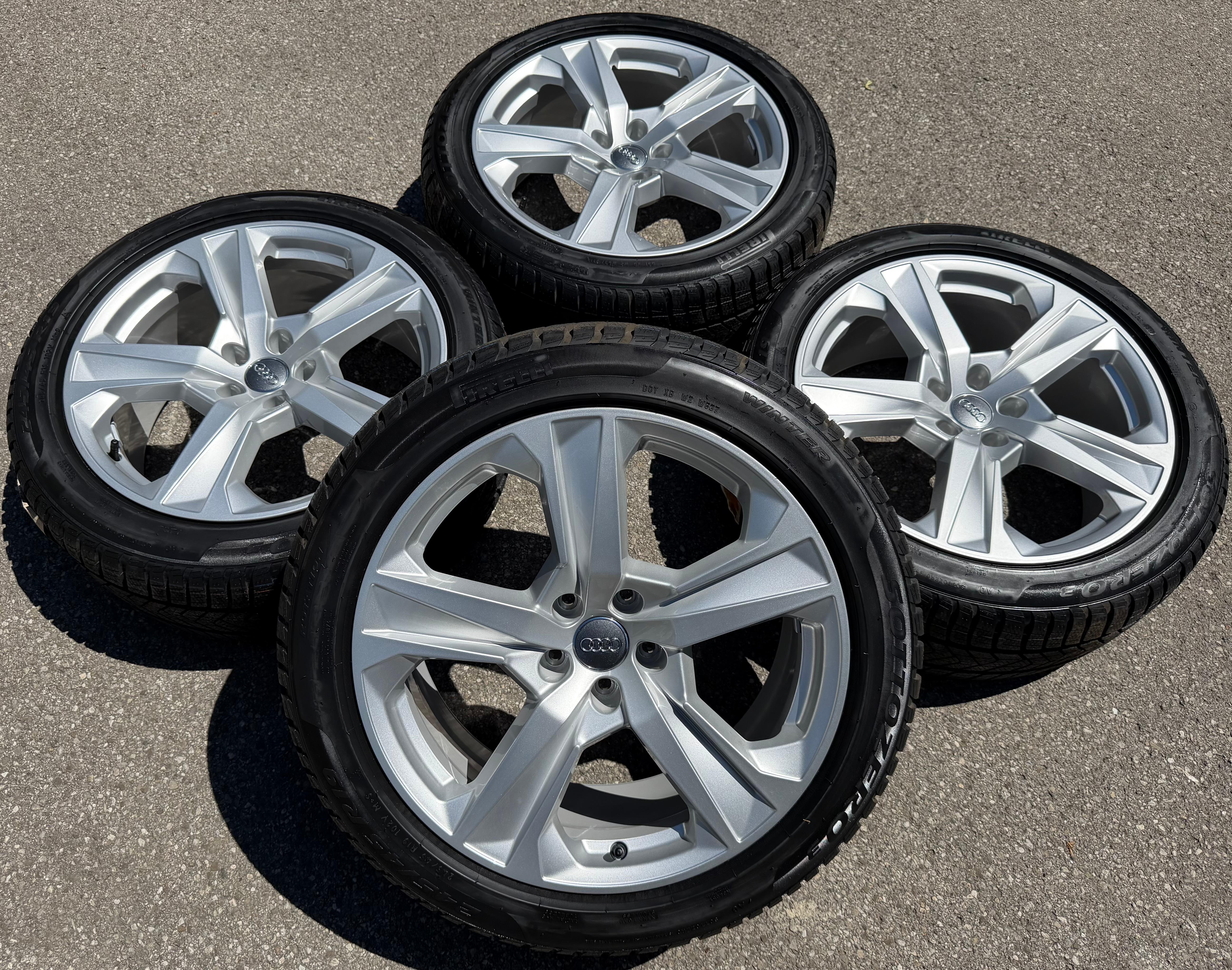 4 Original 19" Alu Winterräder Audi A7 Sportback 4K 4K8601025D 245/45R19 102V Pirelli