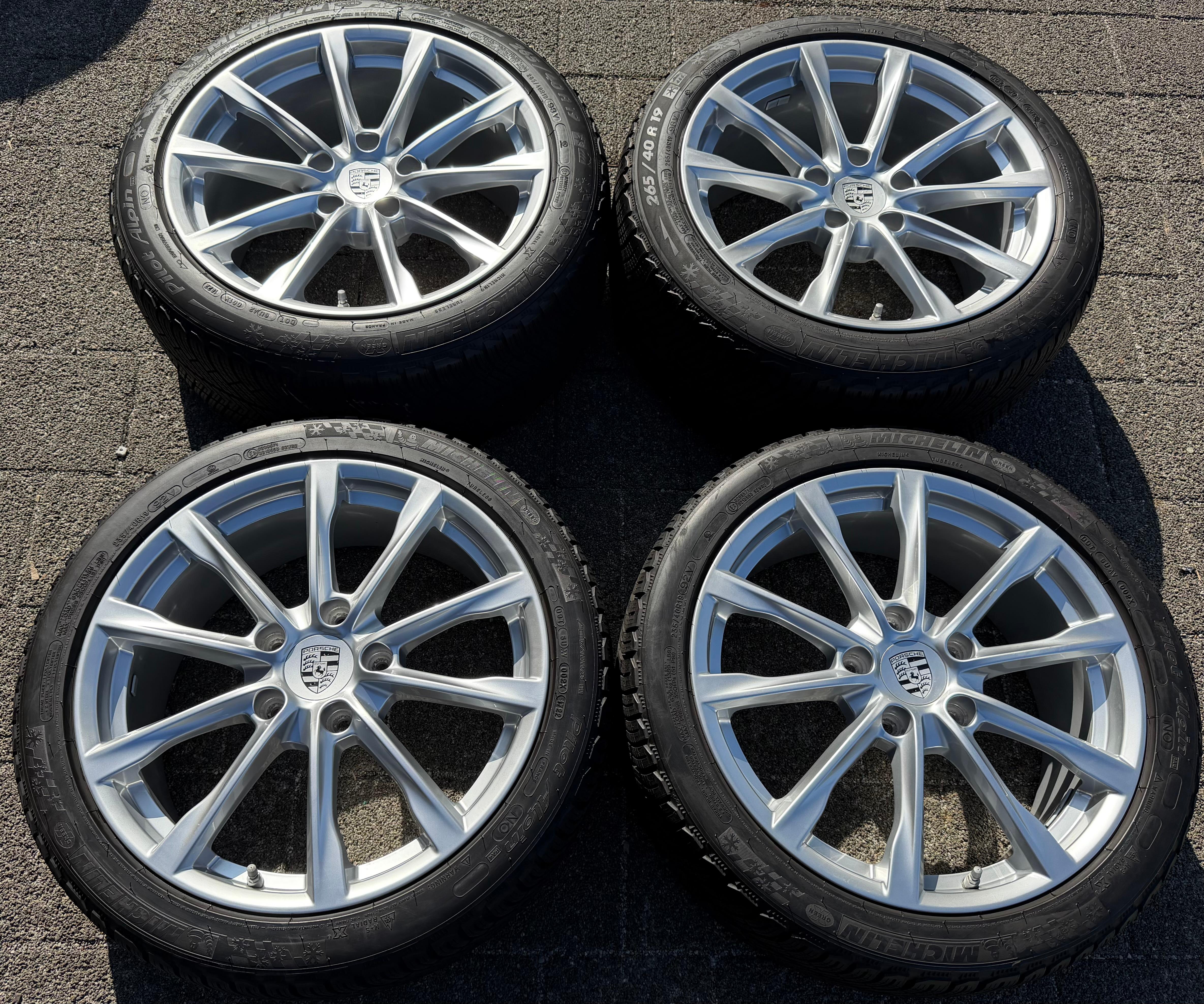 4 originele 19" lichtmetalen winterwielen Porsche Cayman Boxster 718 982 982601025 RDKS 2022