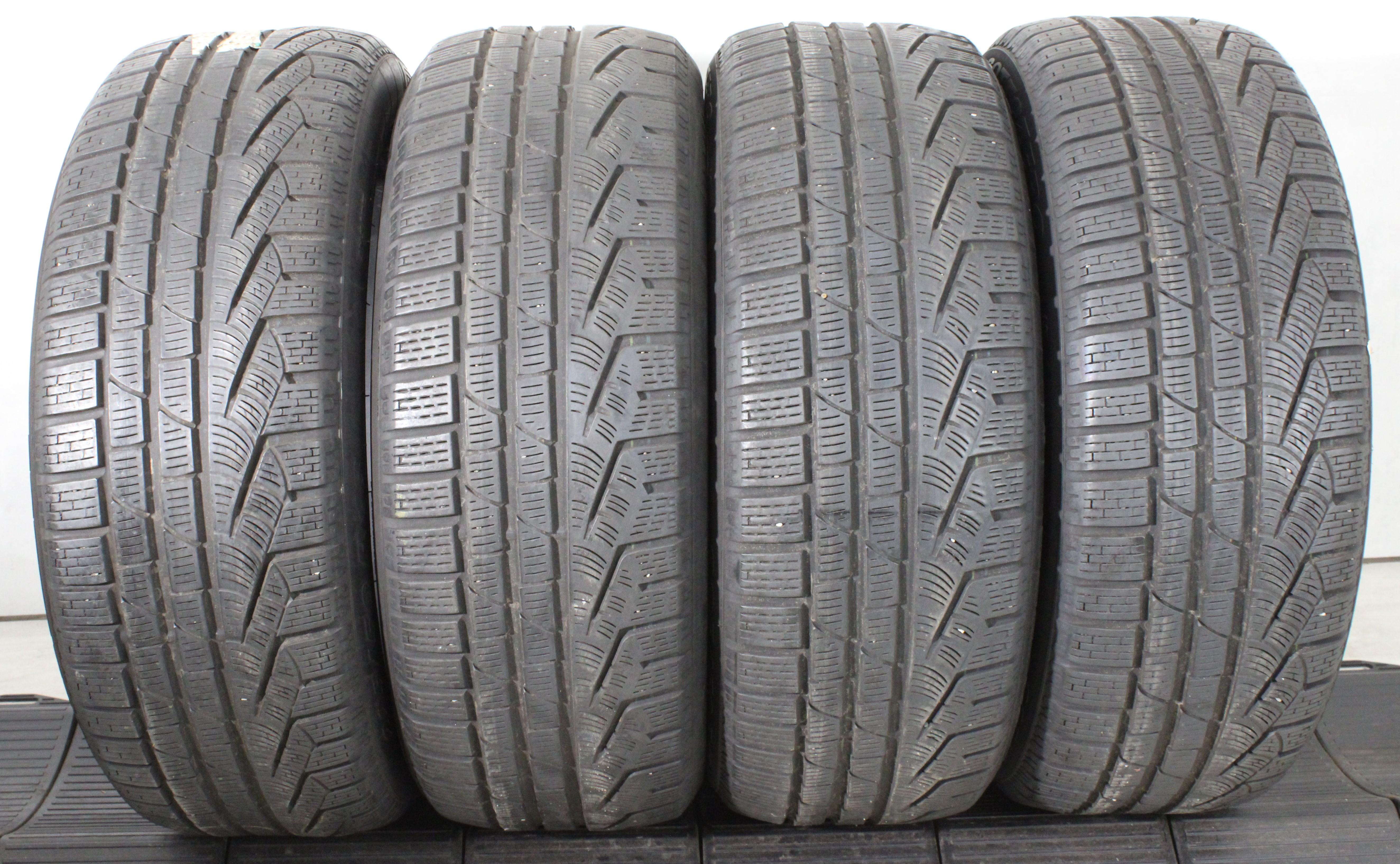 4 x 225/50R18 95H Winterreifen Pirelli Sottozero 2 2x 5,5-6mm und 2x 4,5-5mm 2015