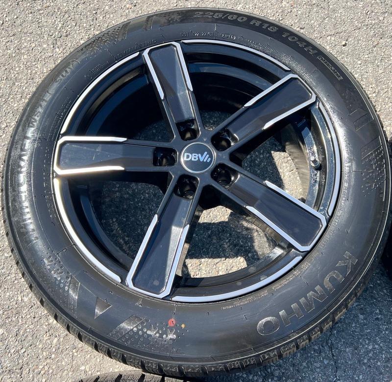4 ALUMINIUM 18" WINTERWIELEN BMW X3 G01 X4 G02 225/60R18 104H 2019 7,5MM RDKS