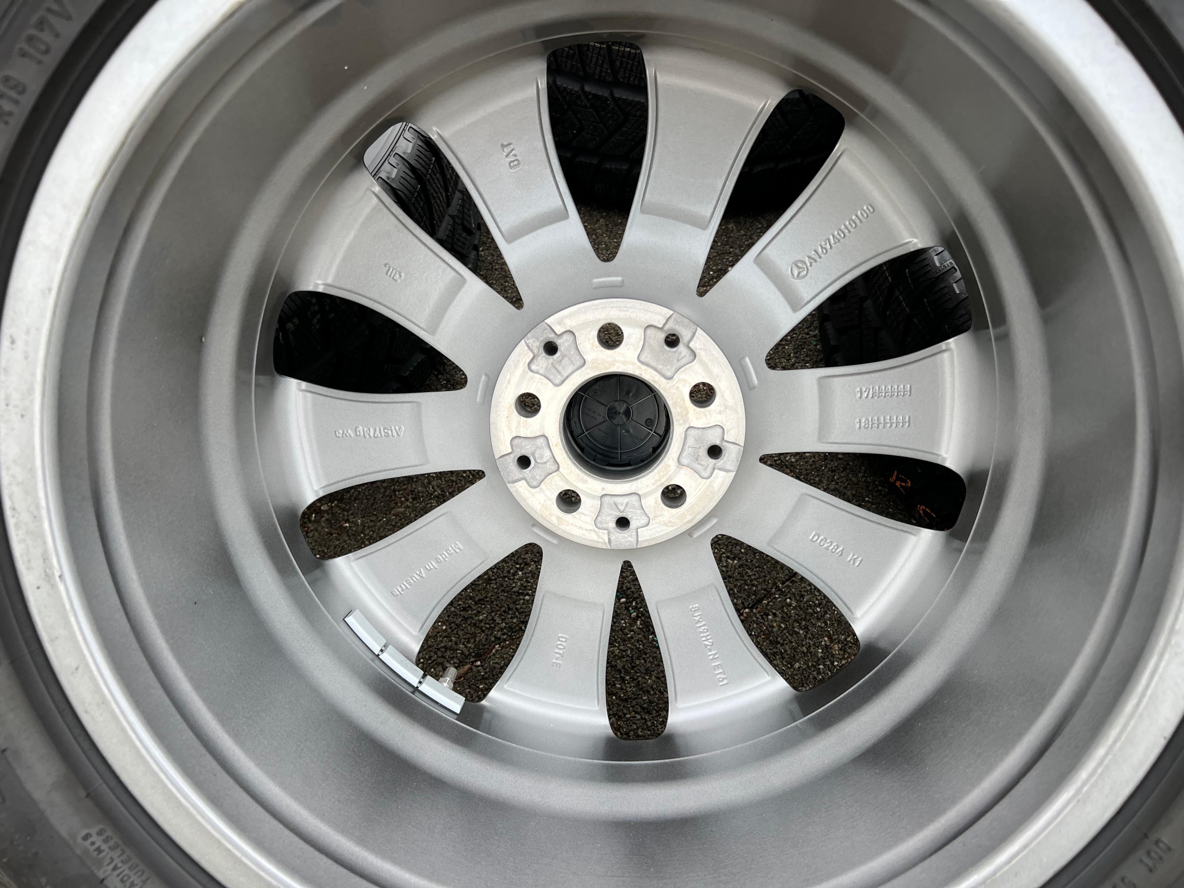 4 ORIGINAL 19" ALU WINTERRÄDER MERCEDES GLE V167 W167 A1674010100 RDKS