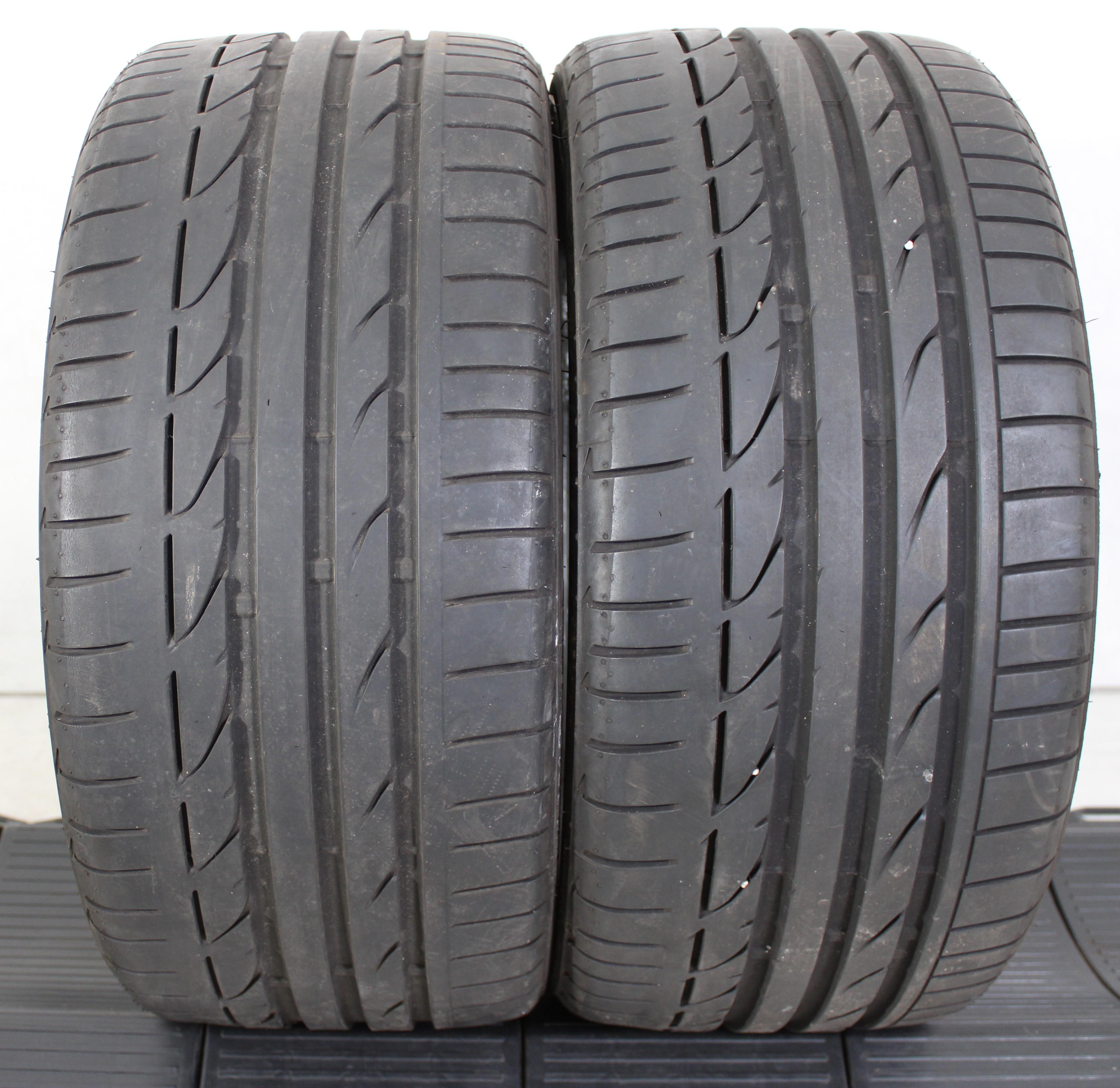 2 x 245/35R18 88Y Sommerreifen Bridgestone Potenza S001 Runflat 1x6-6,5mm/1x7,5mm 2017/2021 *