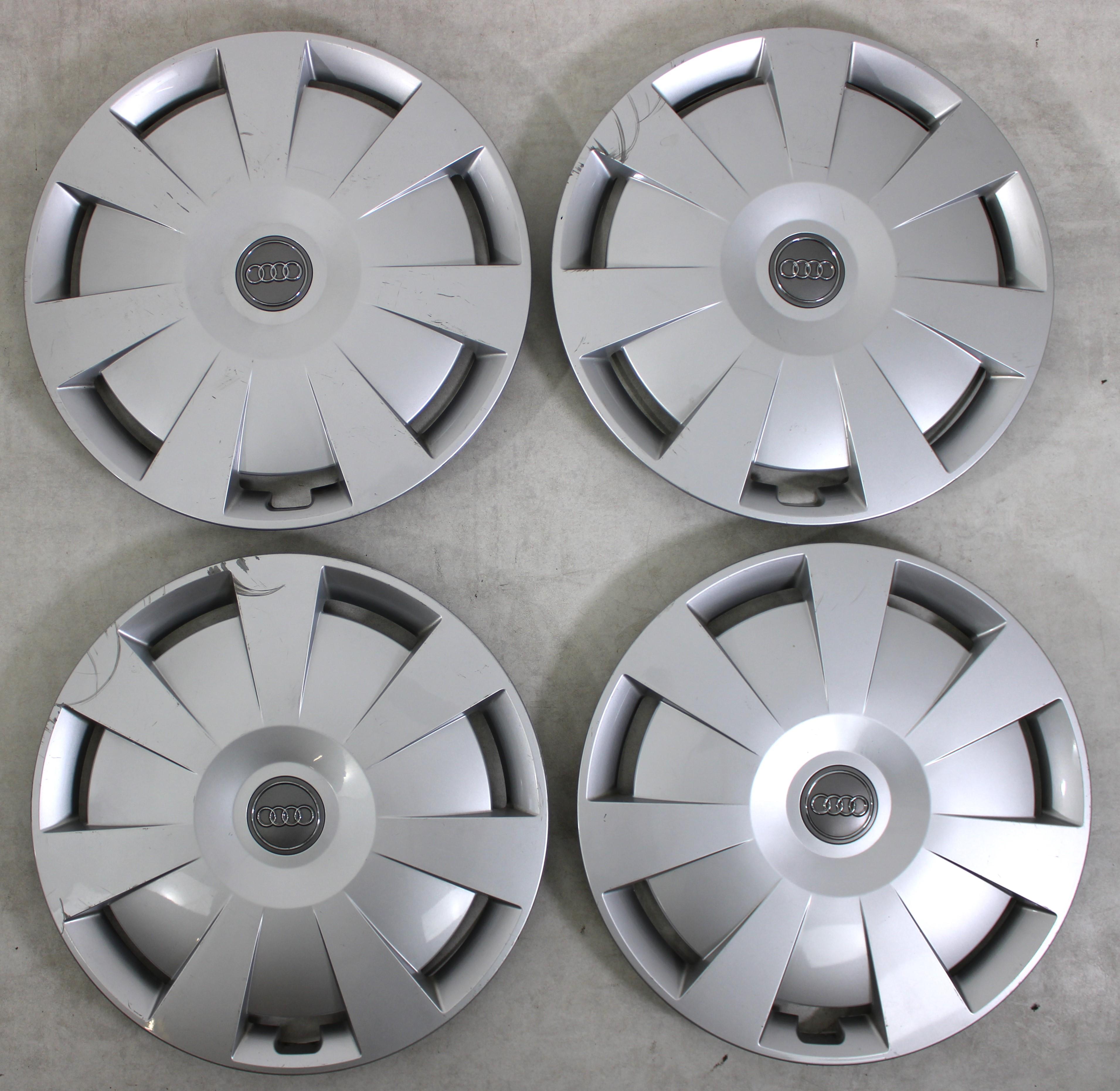 4 ORIGINAL 16" RADKAPPEN AUDI A3 8P 8V A4 8E 8K 8V0601147C FREIHAUS
