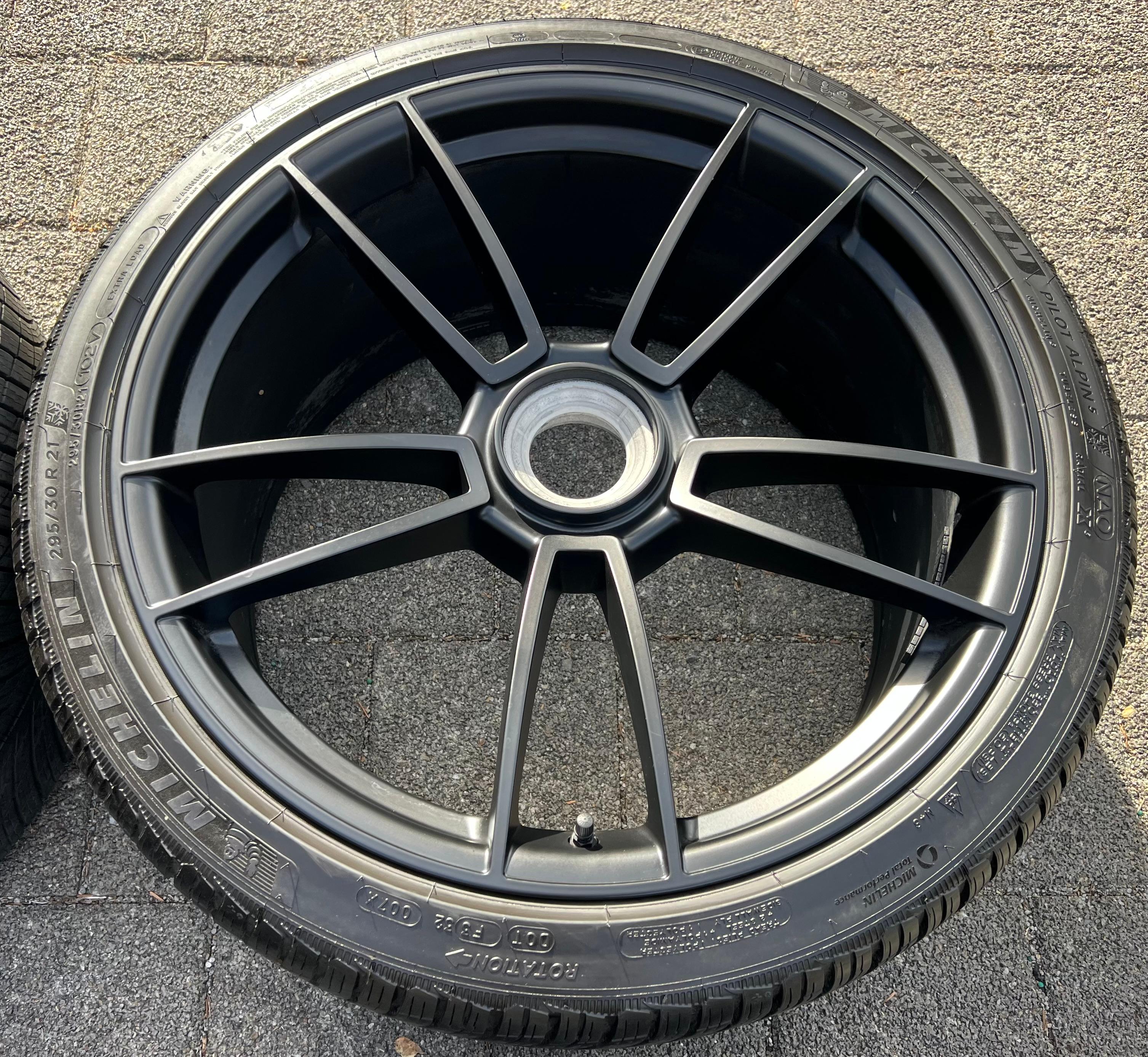 4 ORIGINAL 20" 21" ALU WINTERRÄDER PORSCHE 911 992 GTS ZENTRALVERSCHLUSS CENTERLOCK