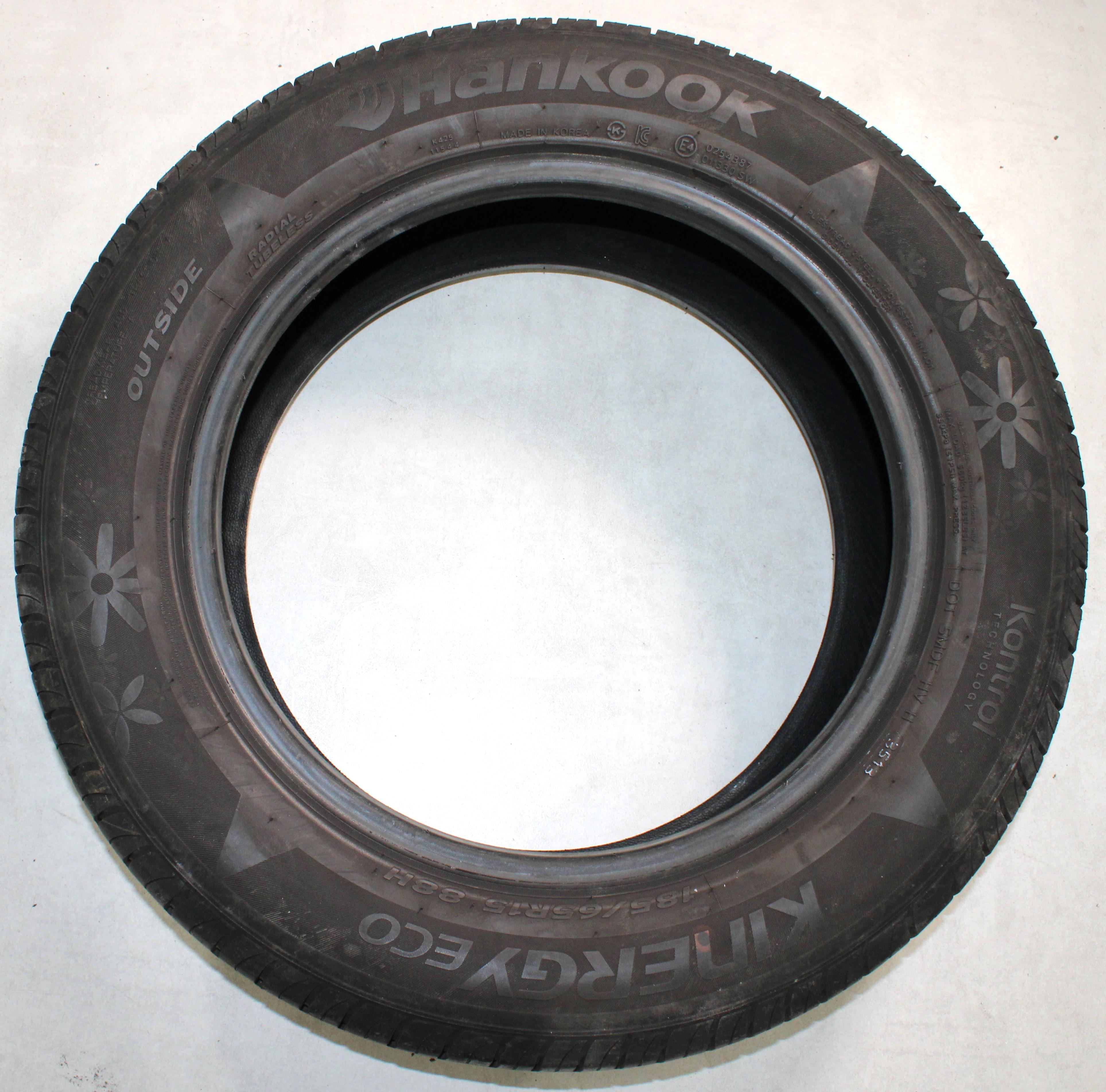 4 x 185/65R15 88H Sommerreifen Hankook Kinergy Eco 2x4,5-5mm/2x5-5,5mm 2013