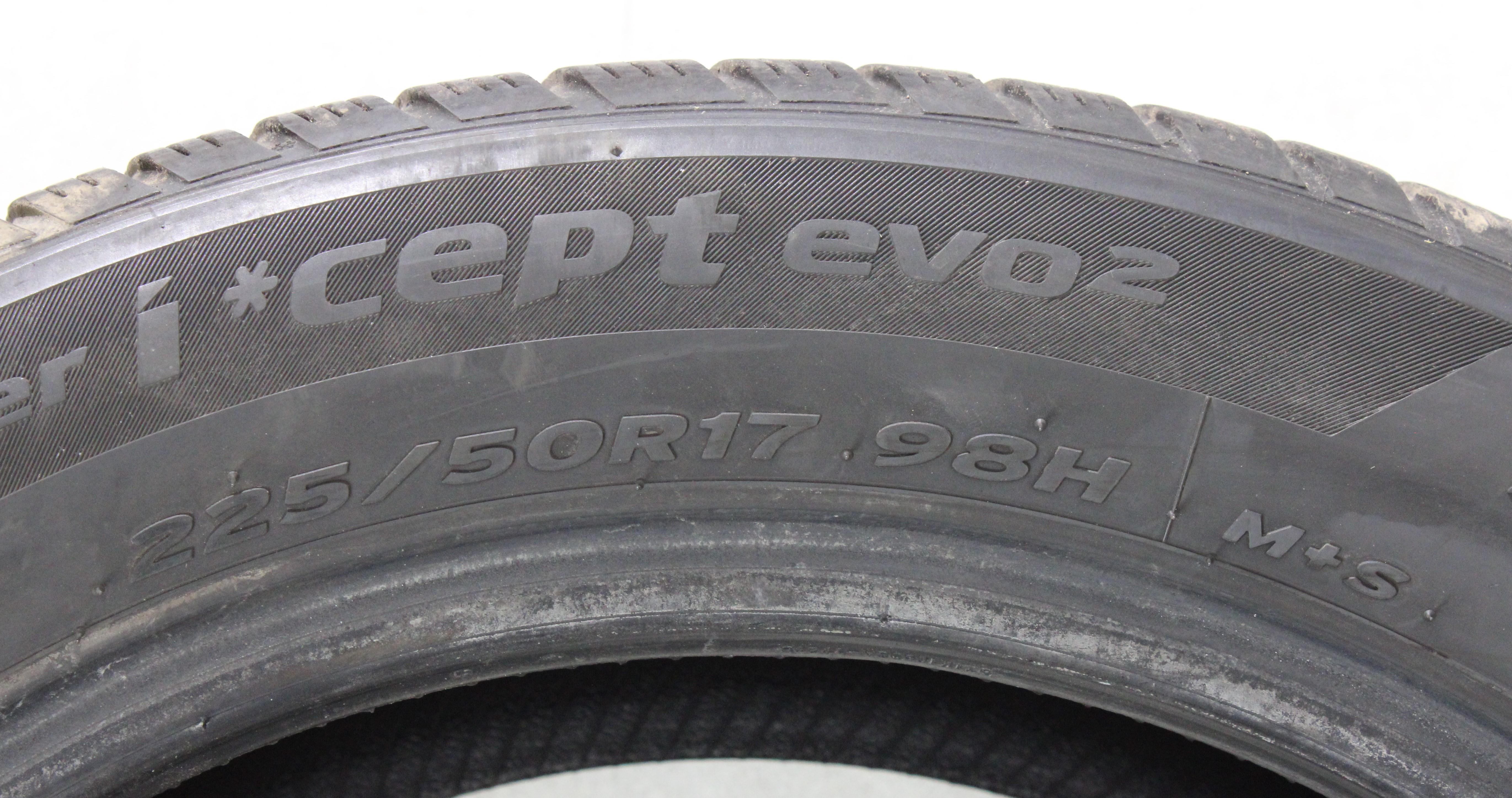 1 x 225/50R17 98H pneu hiver Hankook Winter I*Cept Evo 2 * 4,5-5mm 2019