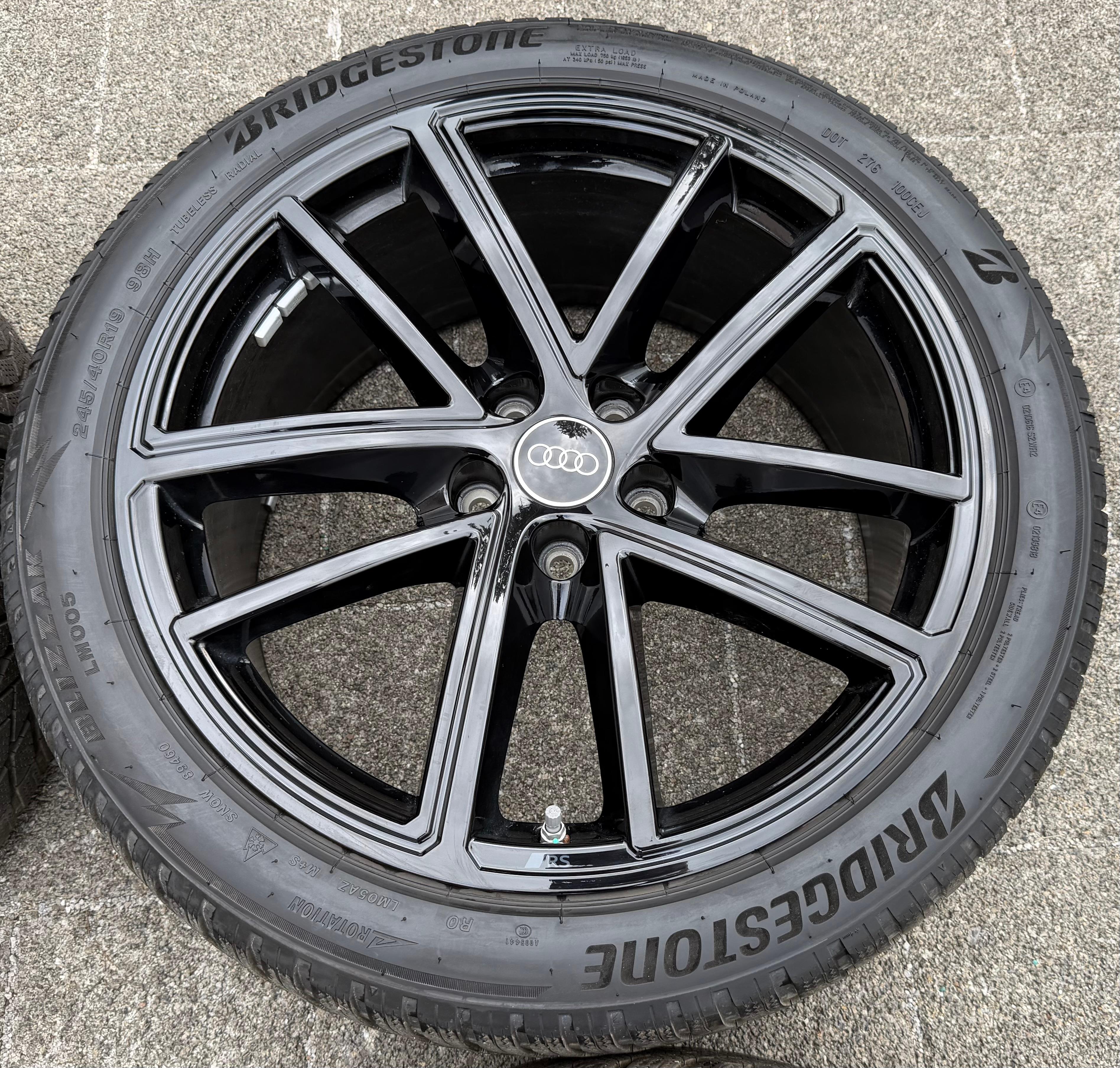 4 ORIGINAL 19" ALU WINTERRÄDER AUDI A5 S5 F2 B10 8B3601025BA 245/40R19 98H 2024