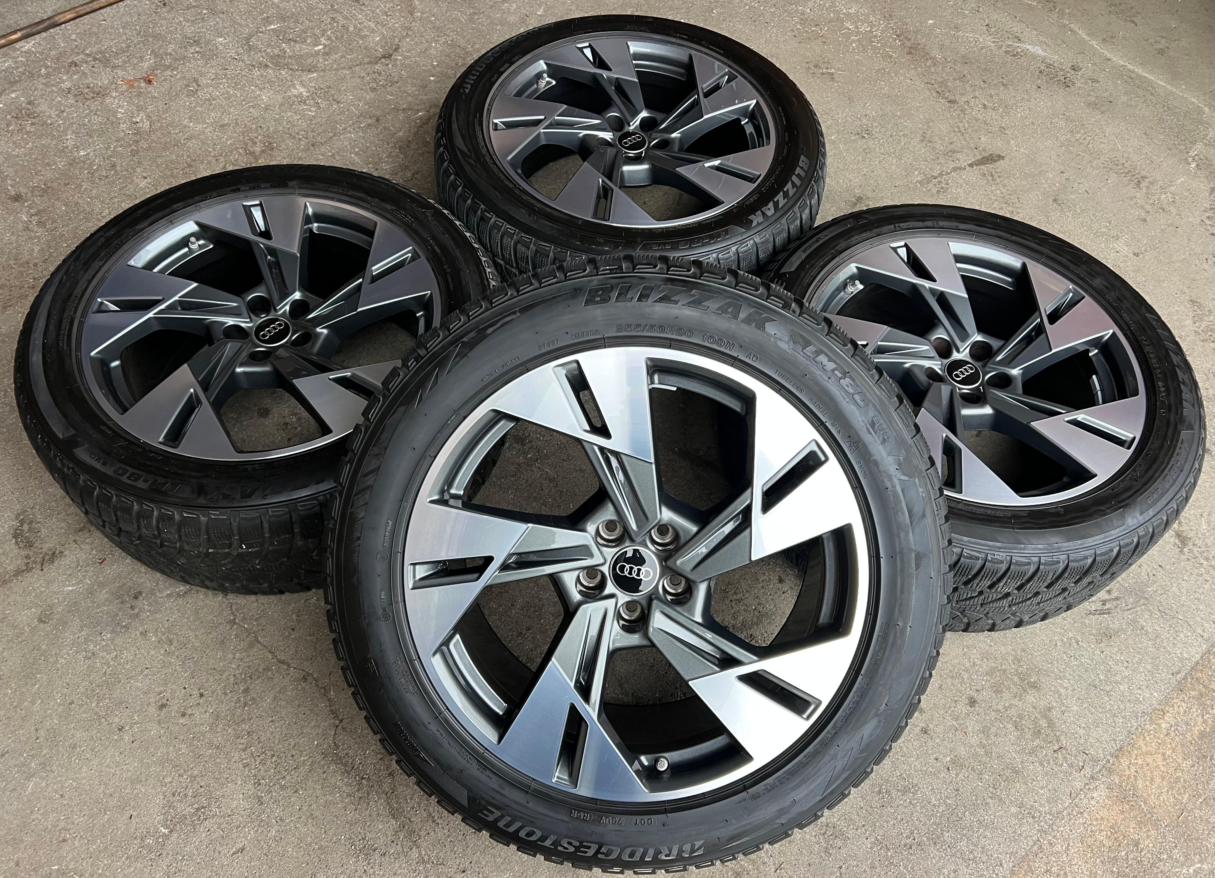 4 ORIGINAL 20" ALU WINTERRÄDER AUDI E-TRON Q8 ETRON 4KE601025T 255/50R20 109V