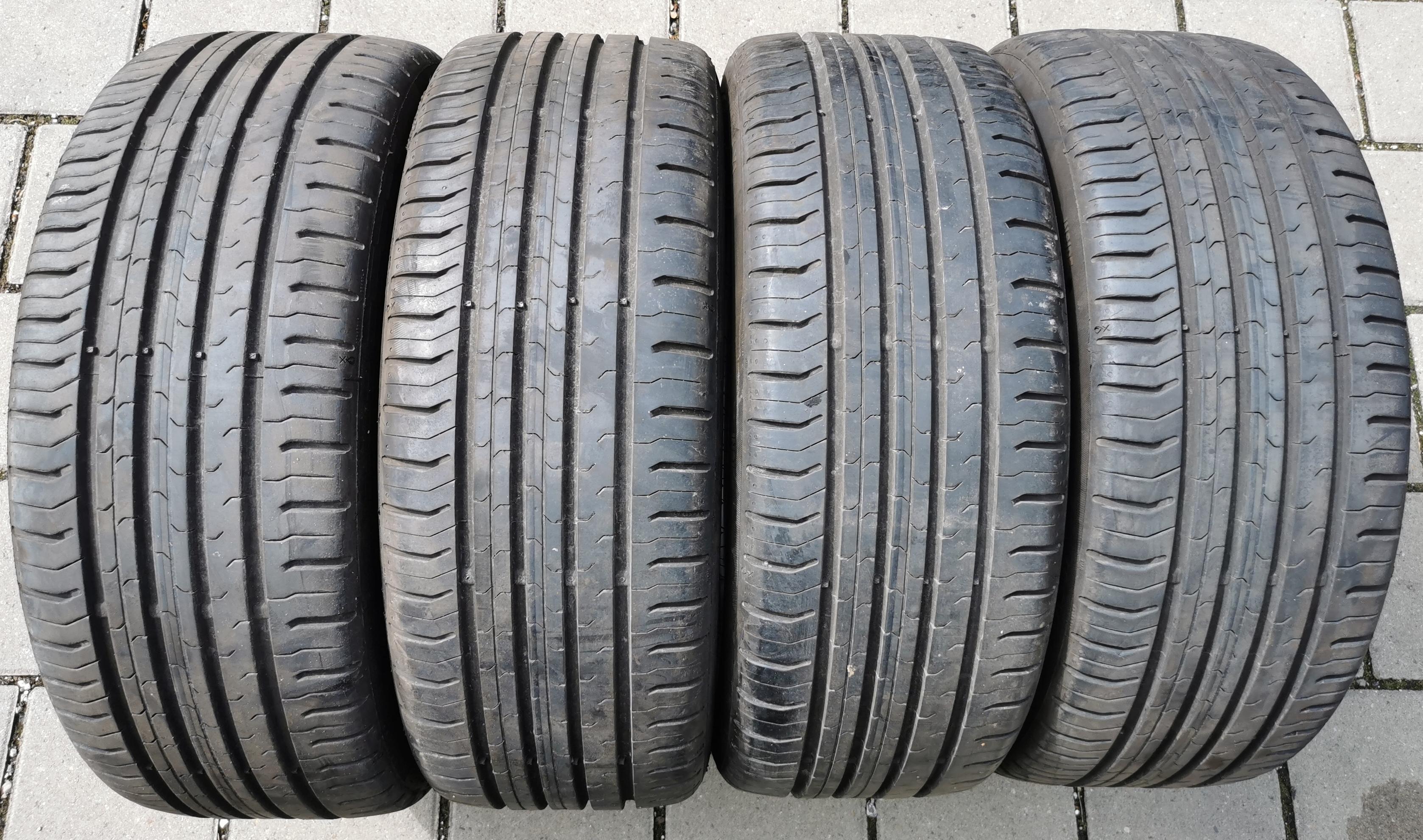 4 x 195/45R16 84H Continental Eco Contact 5 pneumatici estivi 2x 6,5-7mm e 2x 6-6,5mm 2018.