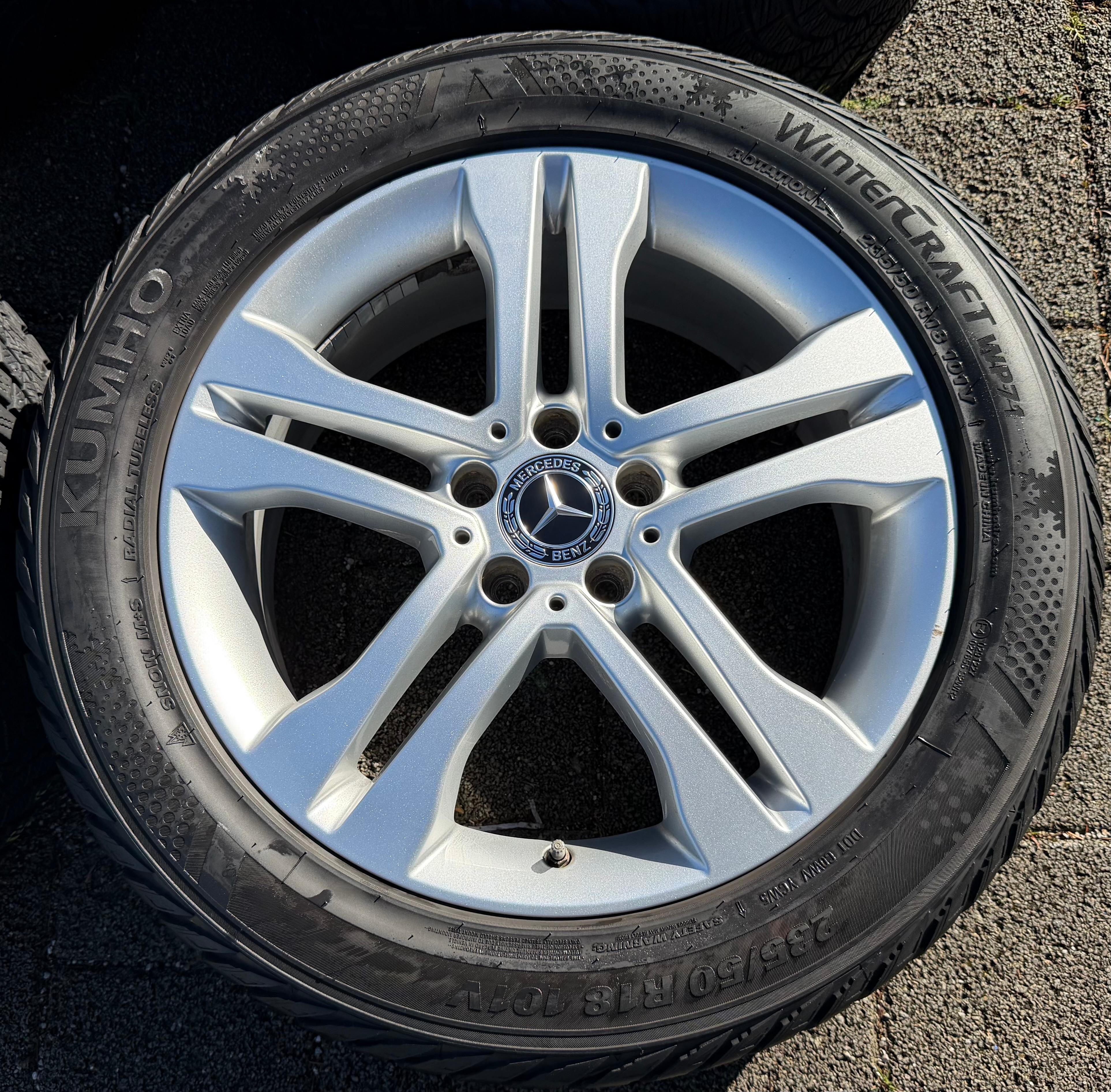 4 ORIGINAL 18" ALUFELGEN MERCEDES GLA X156 A1564010102 7x18 ET46 RDKS