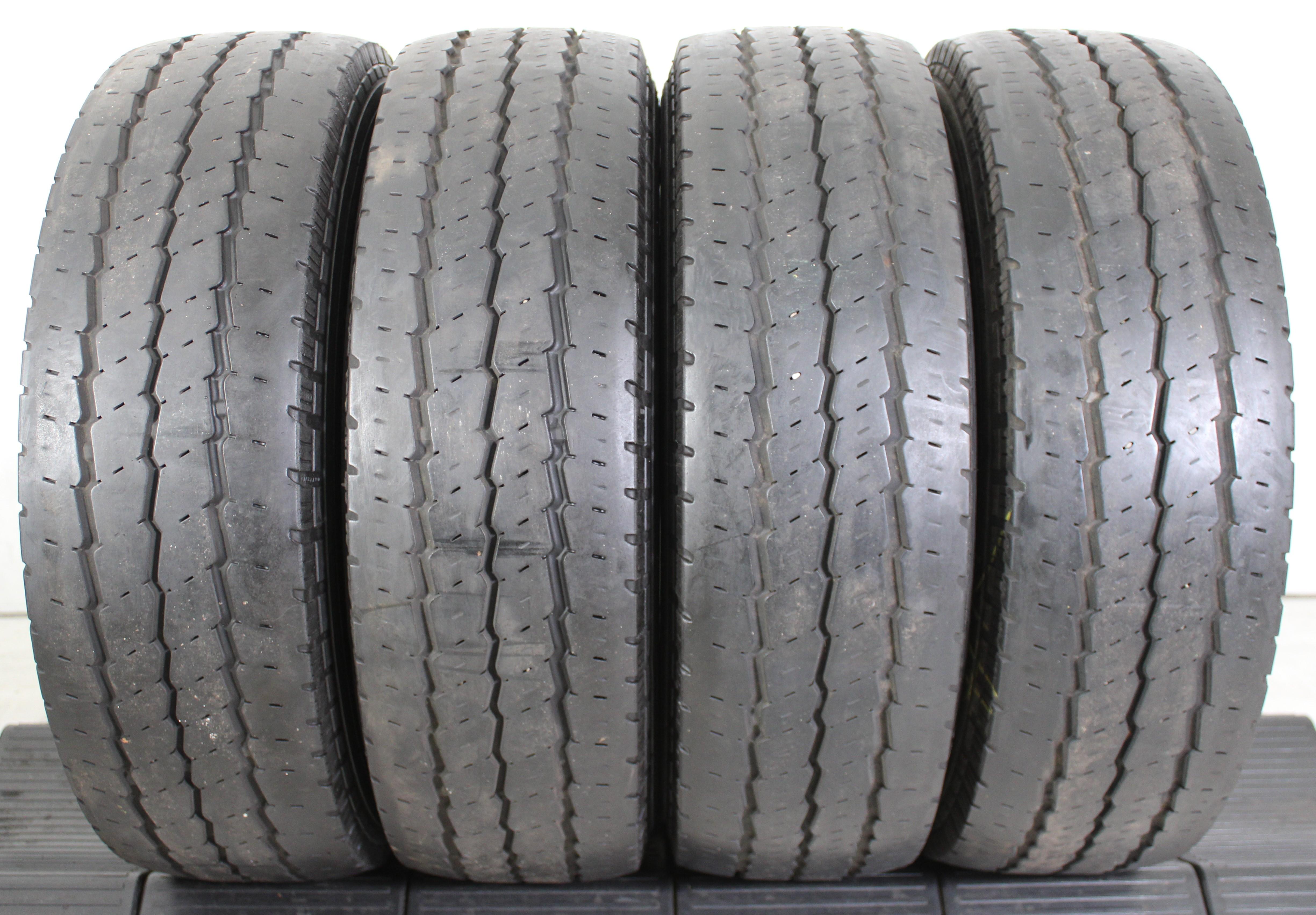 4 x 195/70R15C 100/98R Sommerreifen Continental Vanco-6 5-6mm 1x2009/3x2010