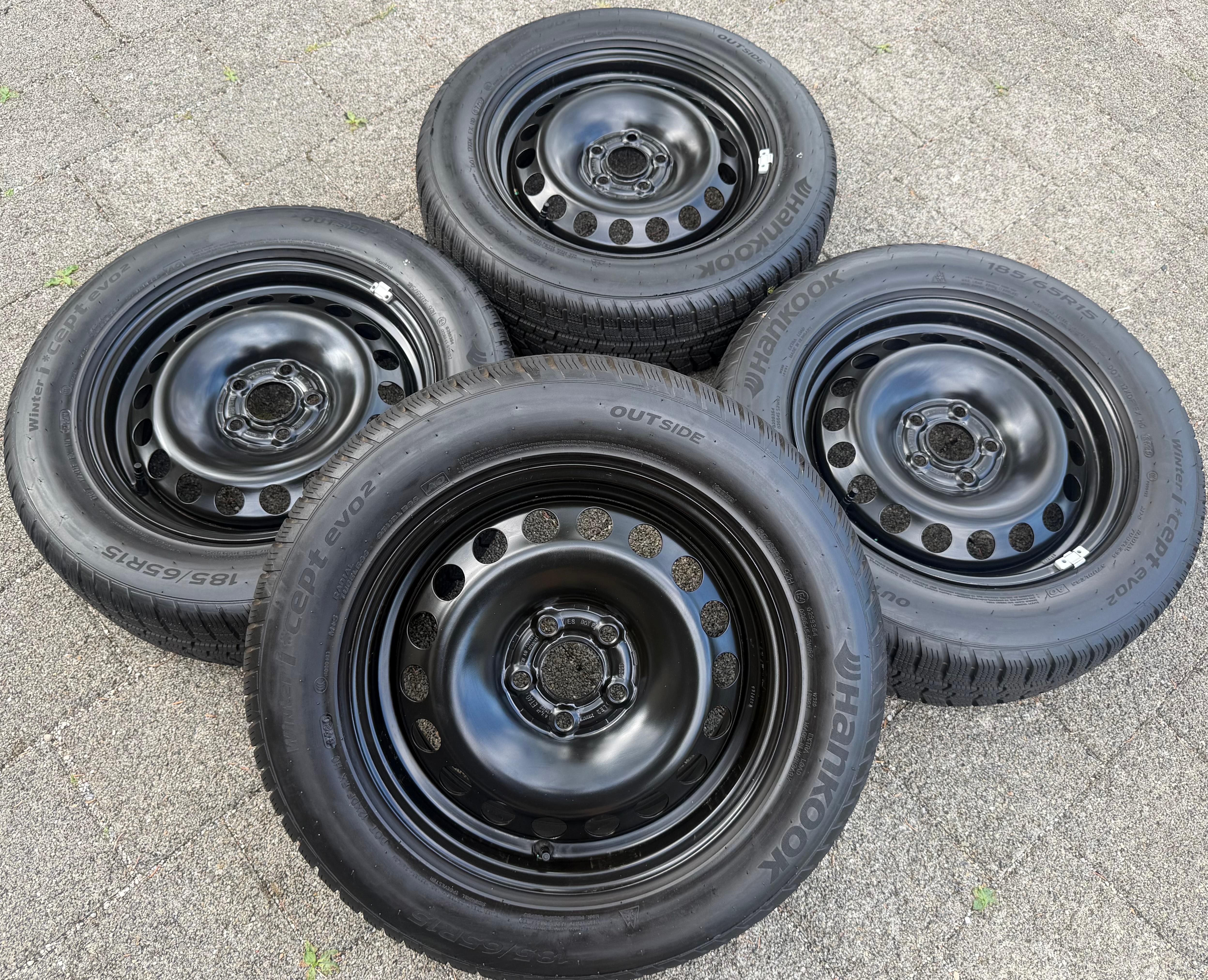 4 WINTERRÄDER AUDI A1 CITY CARVER GB SEAT IBIZA ARONA KJ VW POLO AW 2G 185/65R15 92T