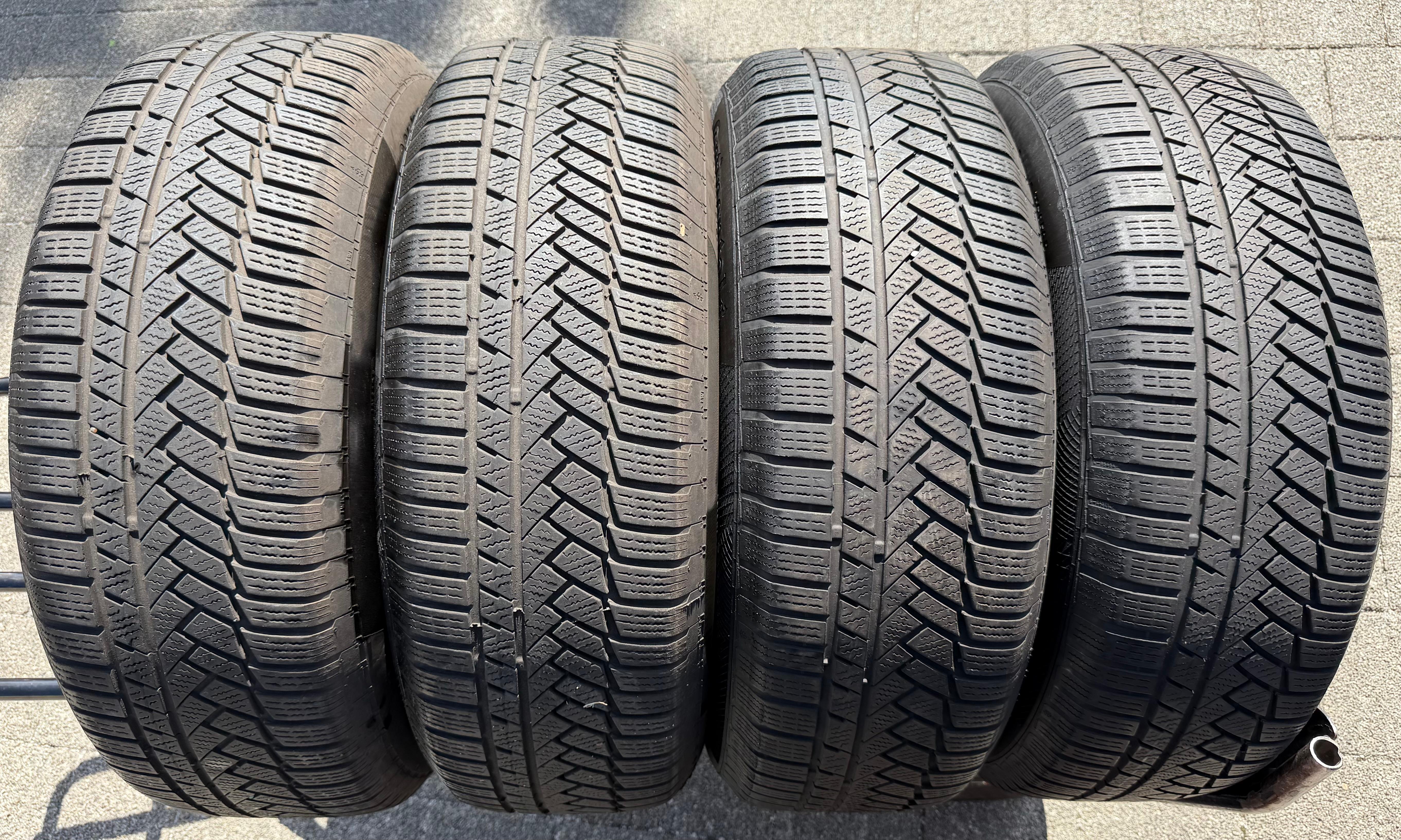 4 Original 17" Alu Winterräder Audi Q5 FY 80A601025J 7x17 ET34 235/65R17 104H Continental