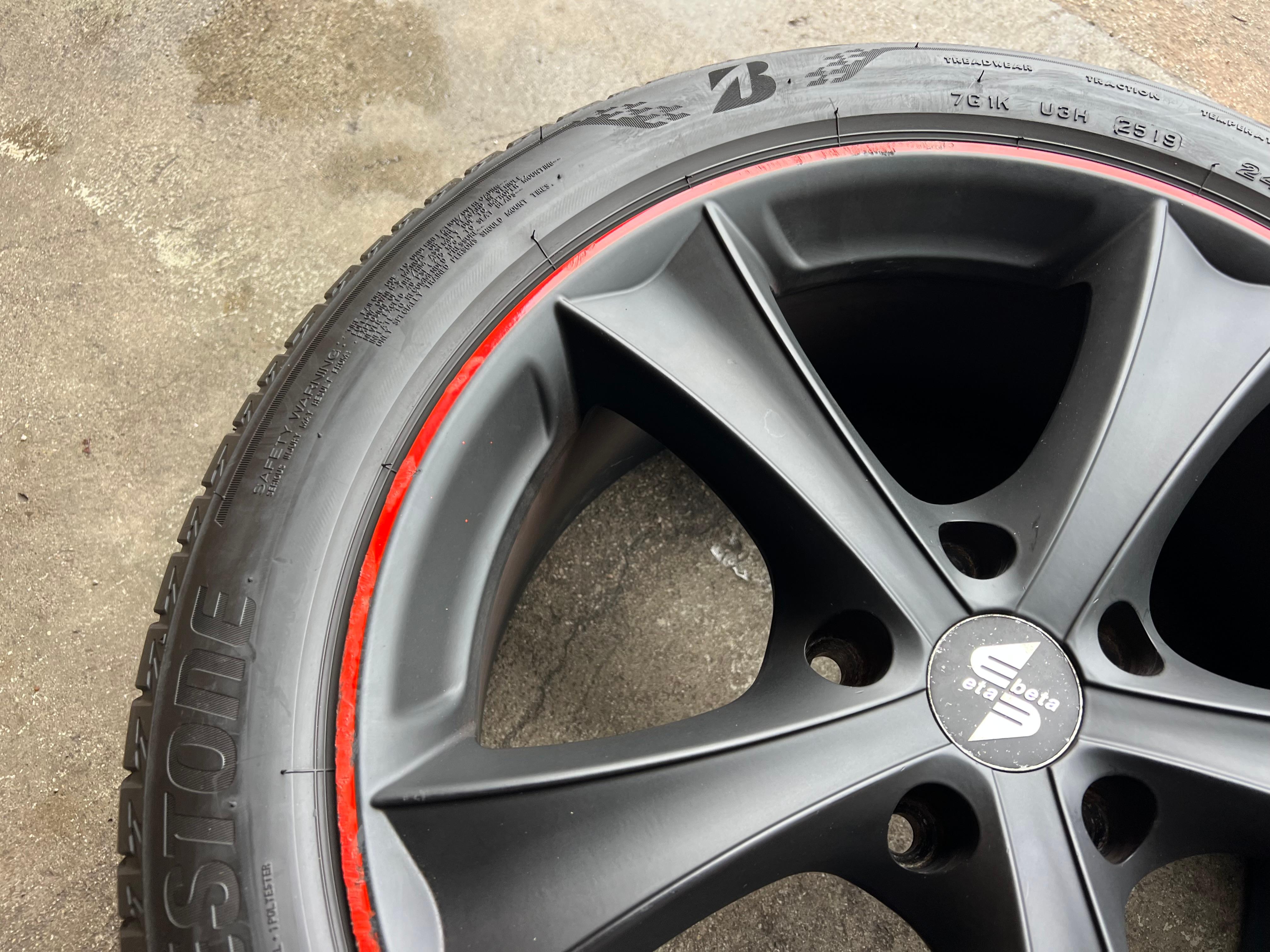 4 aluminium 18-inch zomerwielen voor VW BUS T5, T6 en T6.1 (Eta, Beta) 245/45R18 100Y