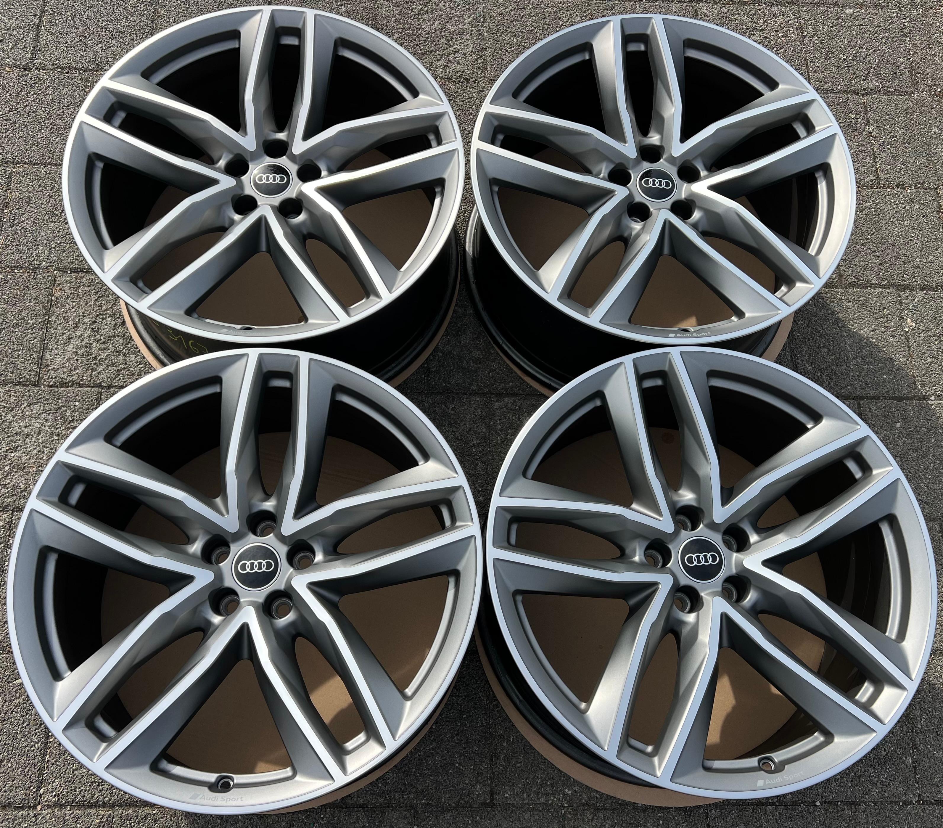 4 ORIGINAL 21" ALUFELGEN AUDI Q7 4M 4M0601025T 9,5x21 ET31 SPORT
