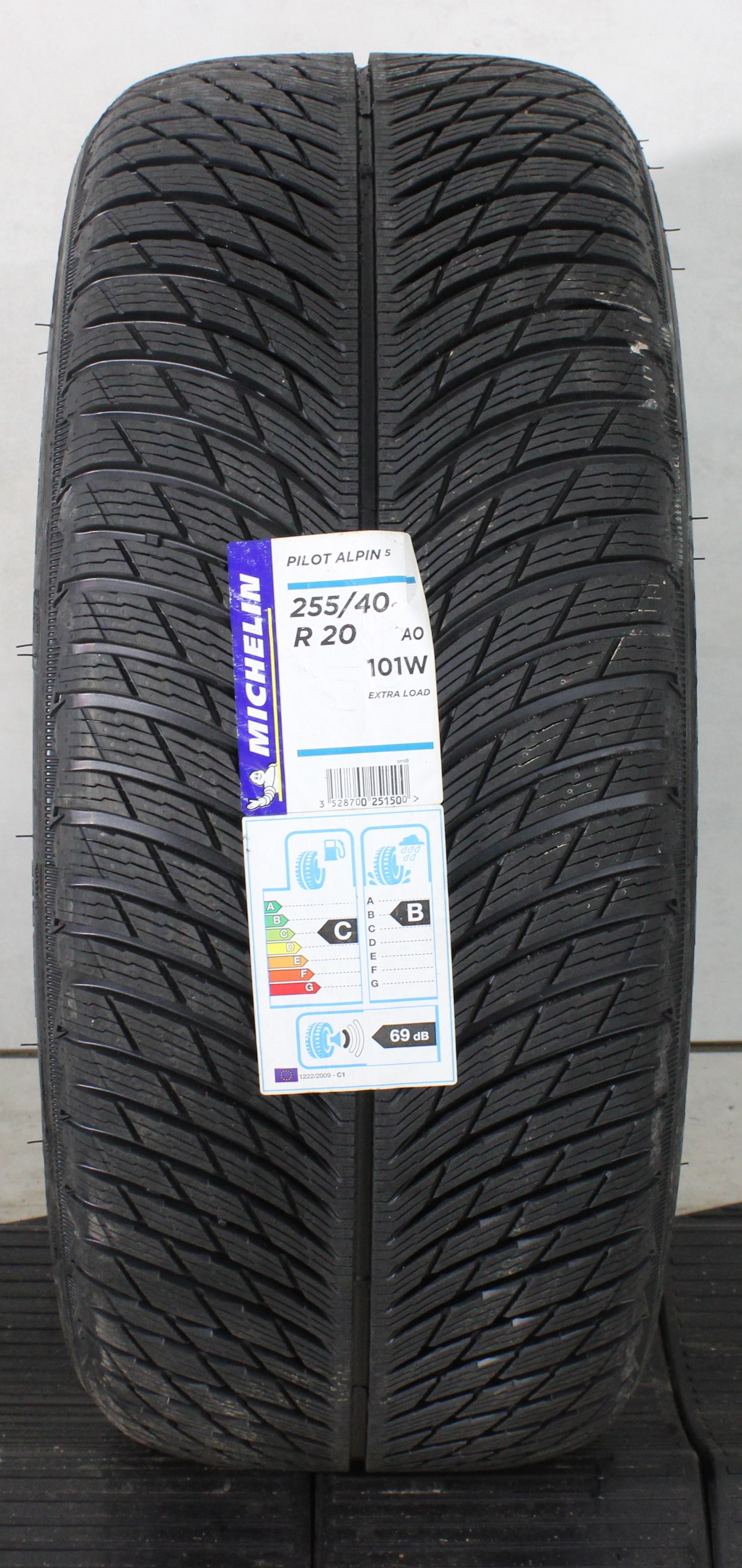 1 x 255/40R20 101W Winterreifen Michelin Pilot Alpin 5 AO NEU 2020 XL