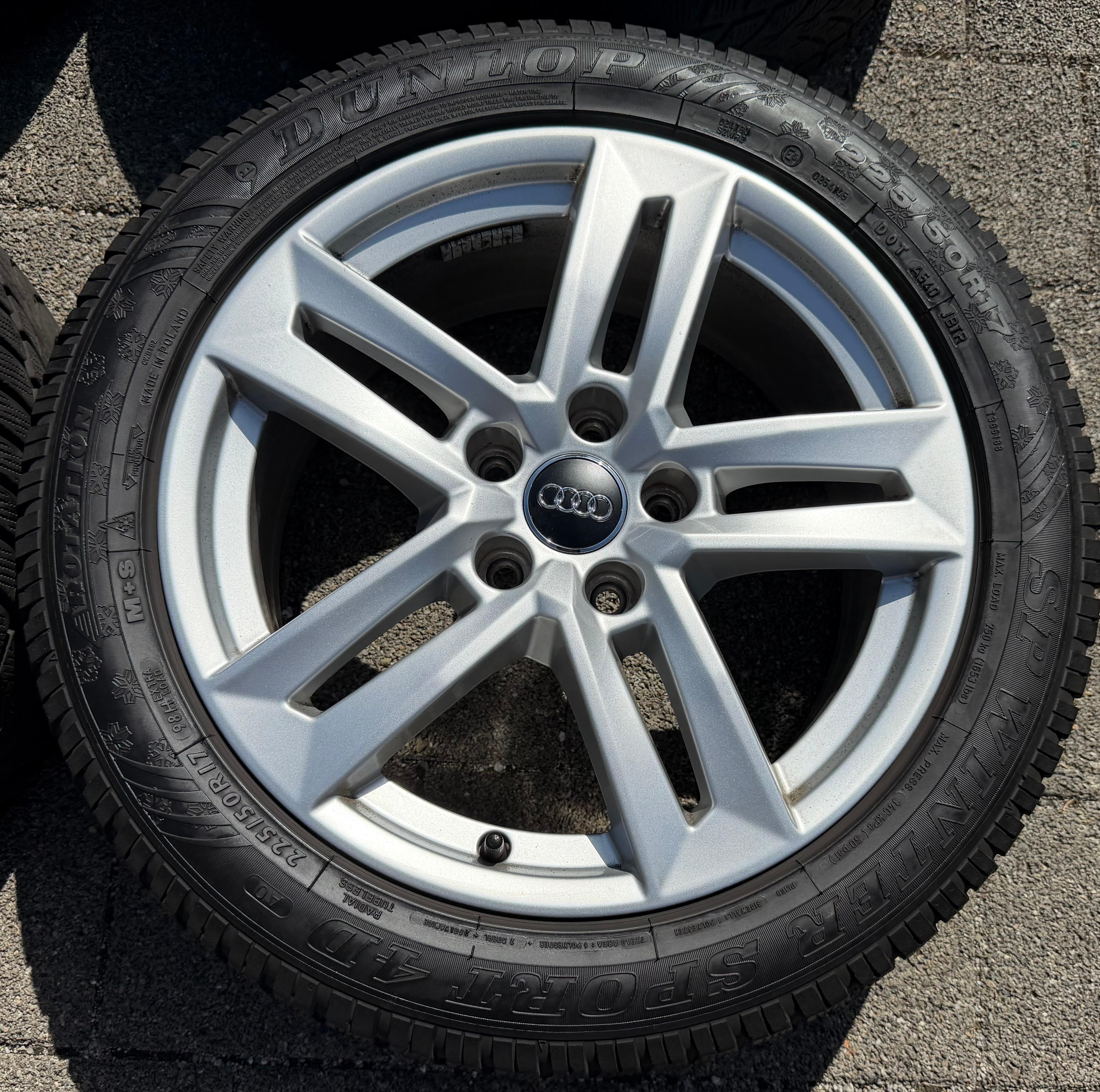 4 Original 17" Alufelgen Audi A4 8W B9 8W0601025P 7x17 ET42