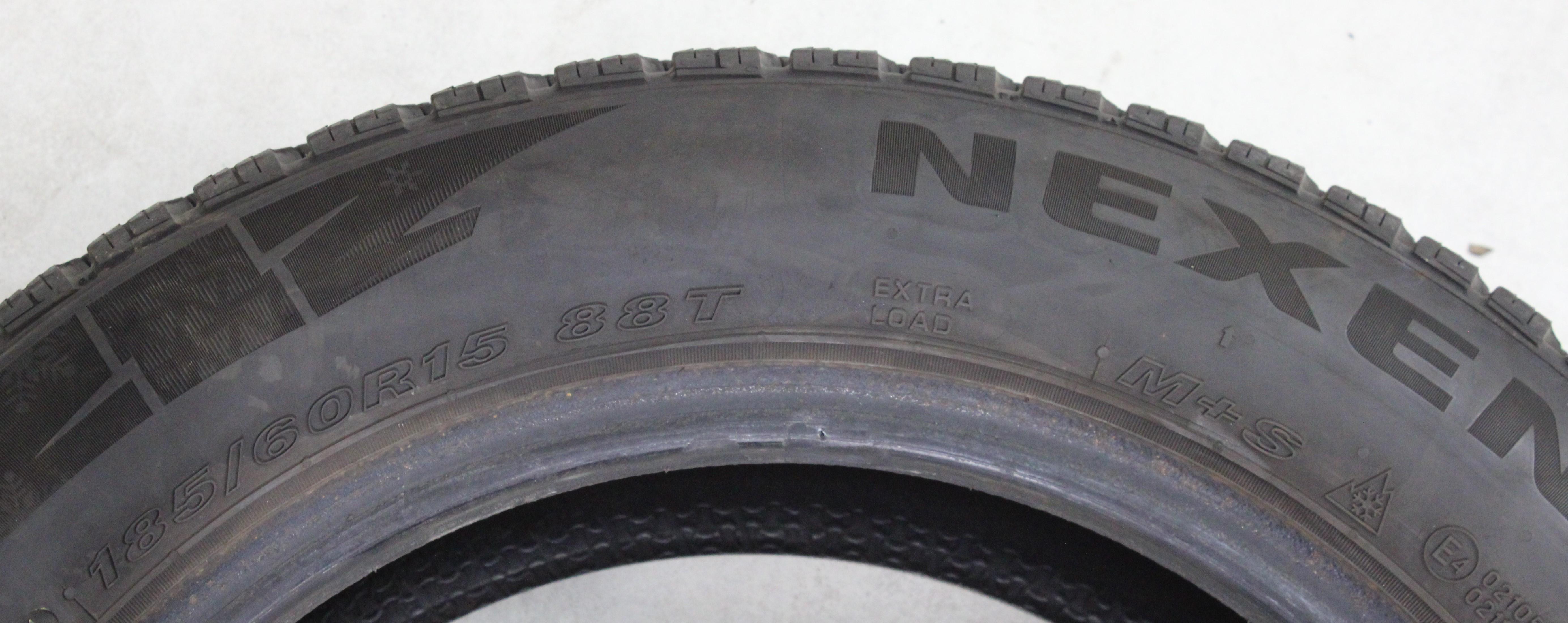 4 x 185/60R15 88T pneus hiver Nexen Winguard Snow G3 WH21 7-7,5 mm 2021