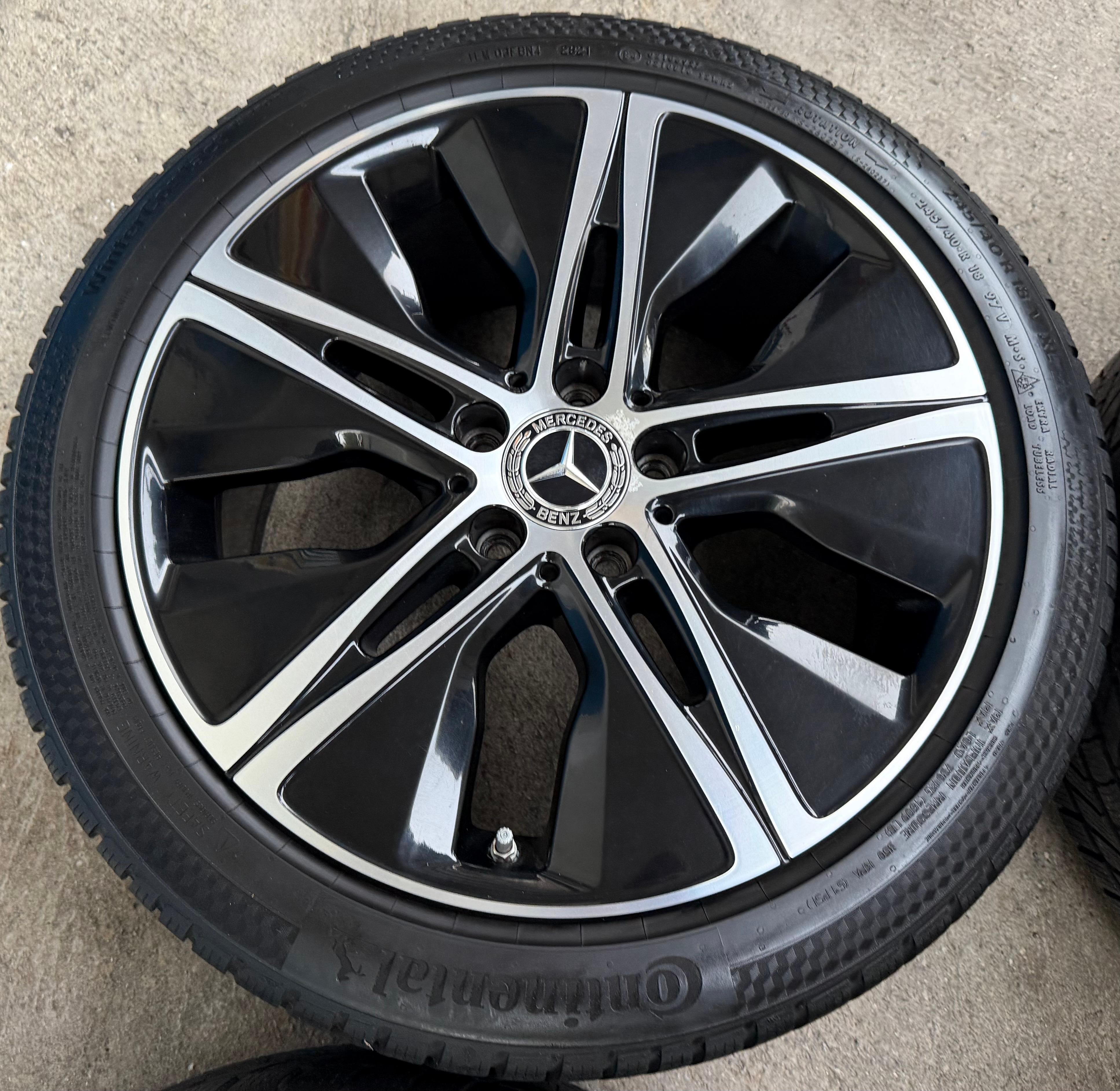 4 ORIGINAL 18" ALUFELGEN MERCEDES C-KLASSE W205 A2054018200 A2054018300 RDKS