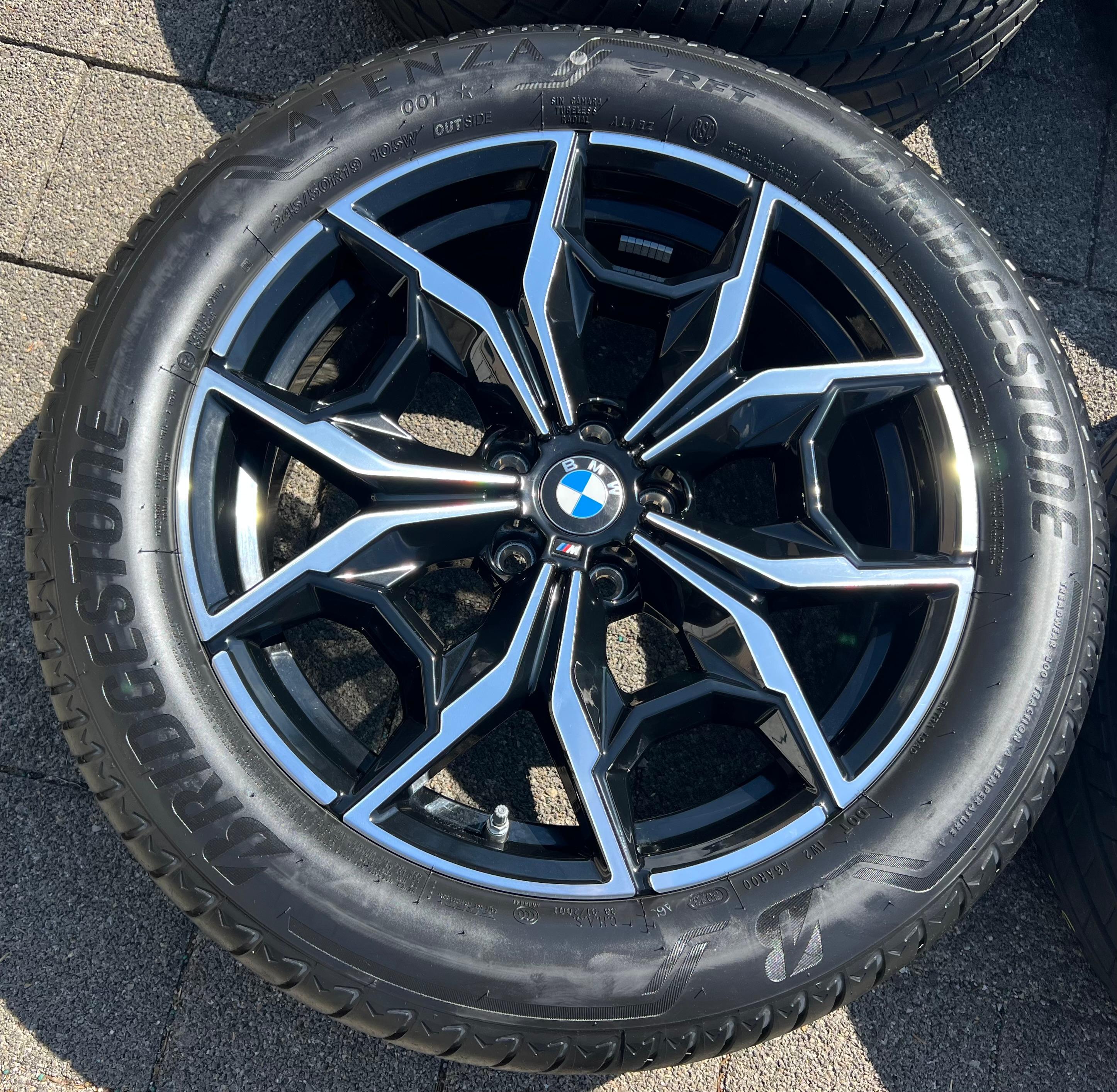4 ORIGINELE 19" ALUMINIUM ZOMERWIELEN BMW X3 G01 X4 G02 STYLING M887 BRIDGESTONE 2023 RDKS GRATIS LEVERING