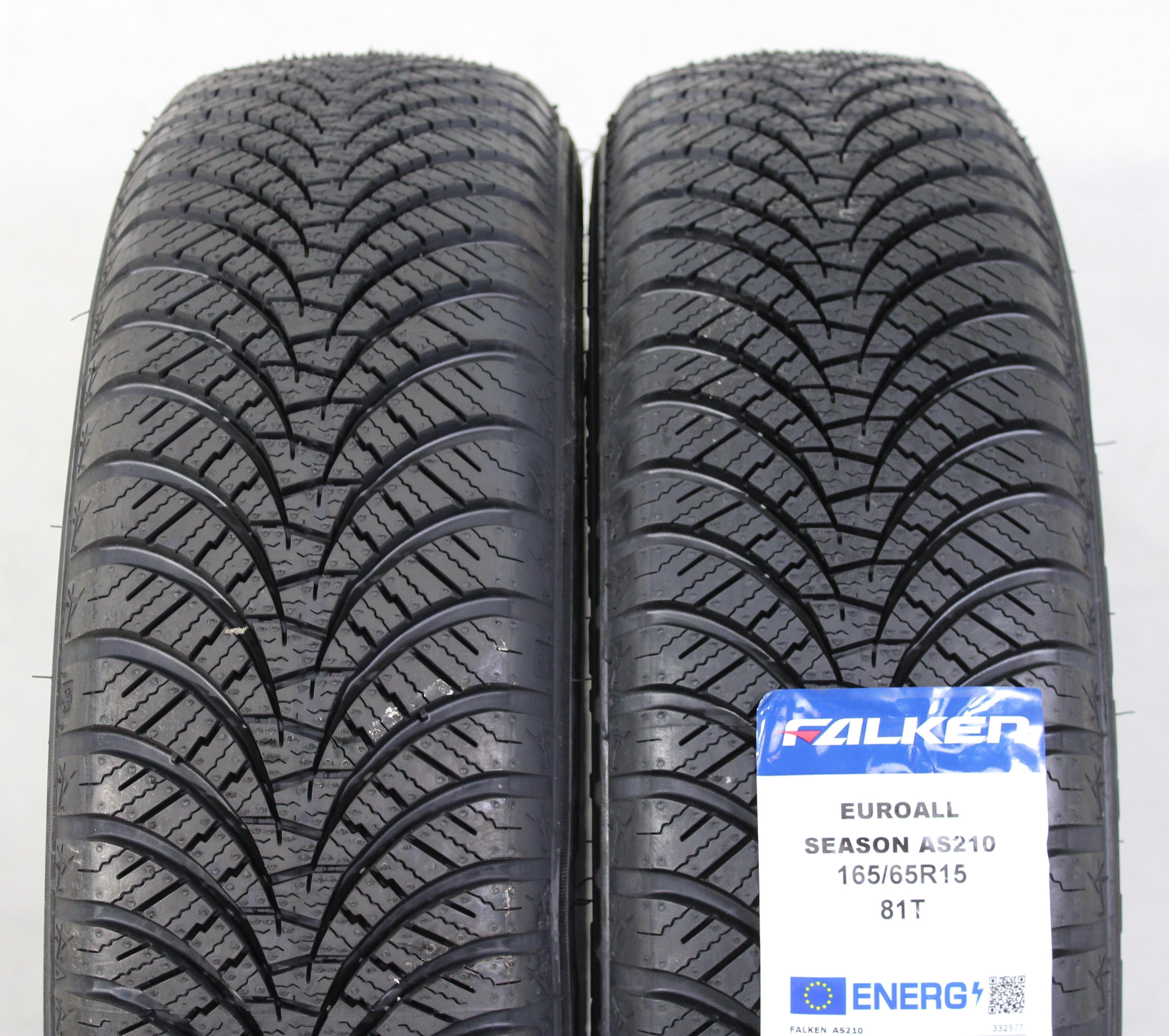 2 x 165/65R15 81T Ganzjahresreifen Falken Euroall Season AS210 2024 NEU Freihaus