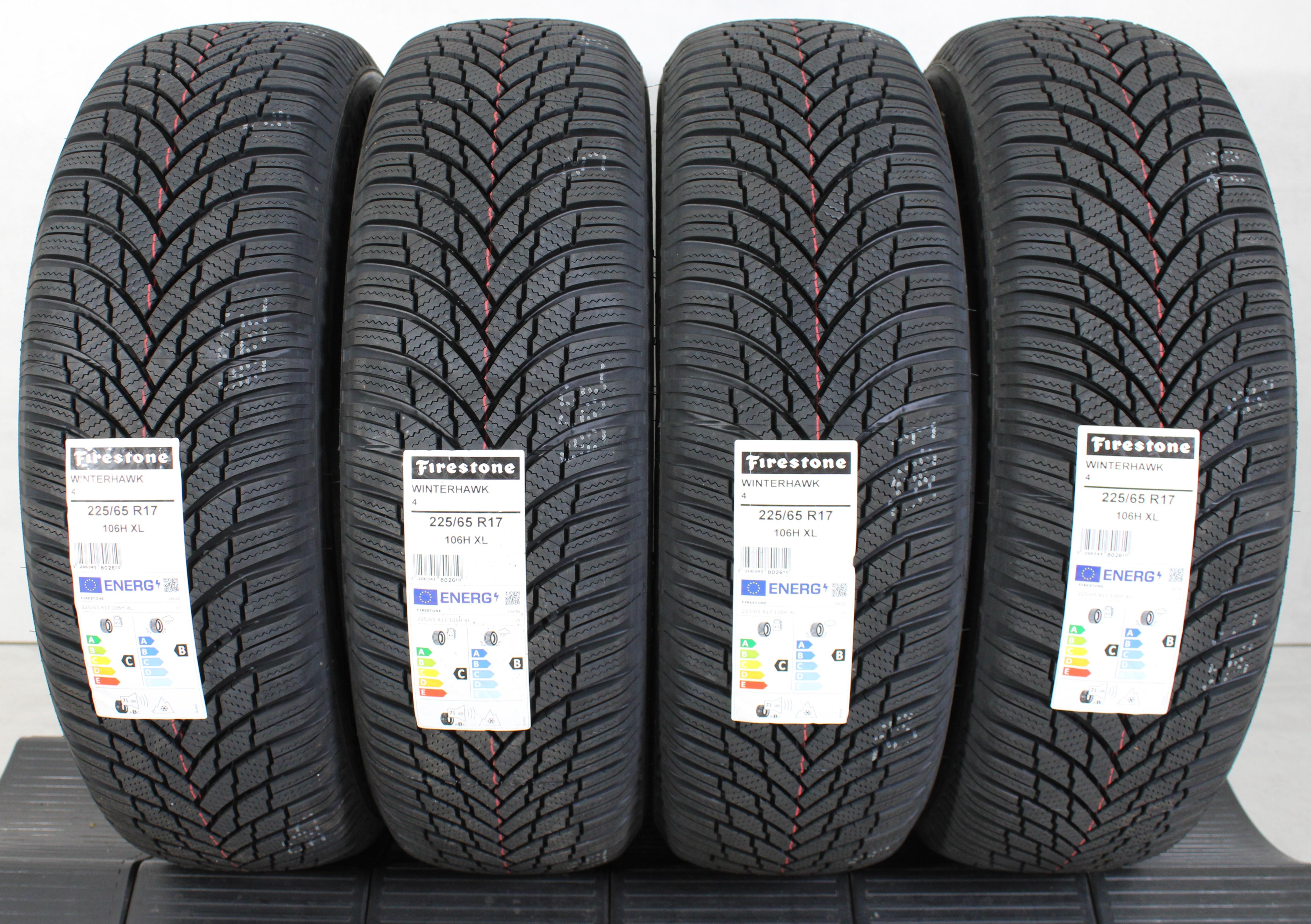 4 x 225/65R17 106H Winterreifen Firestone Winterhawk 4 2023 XL