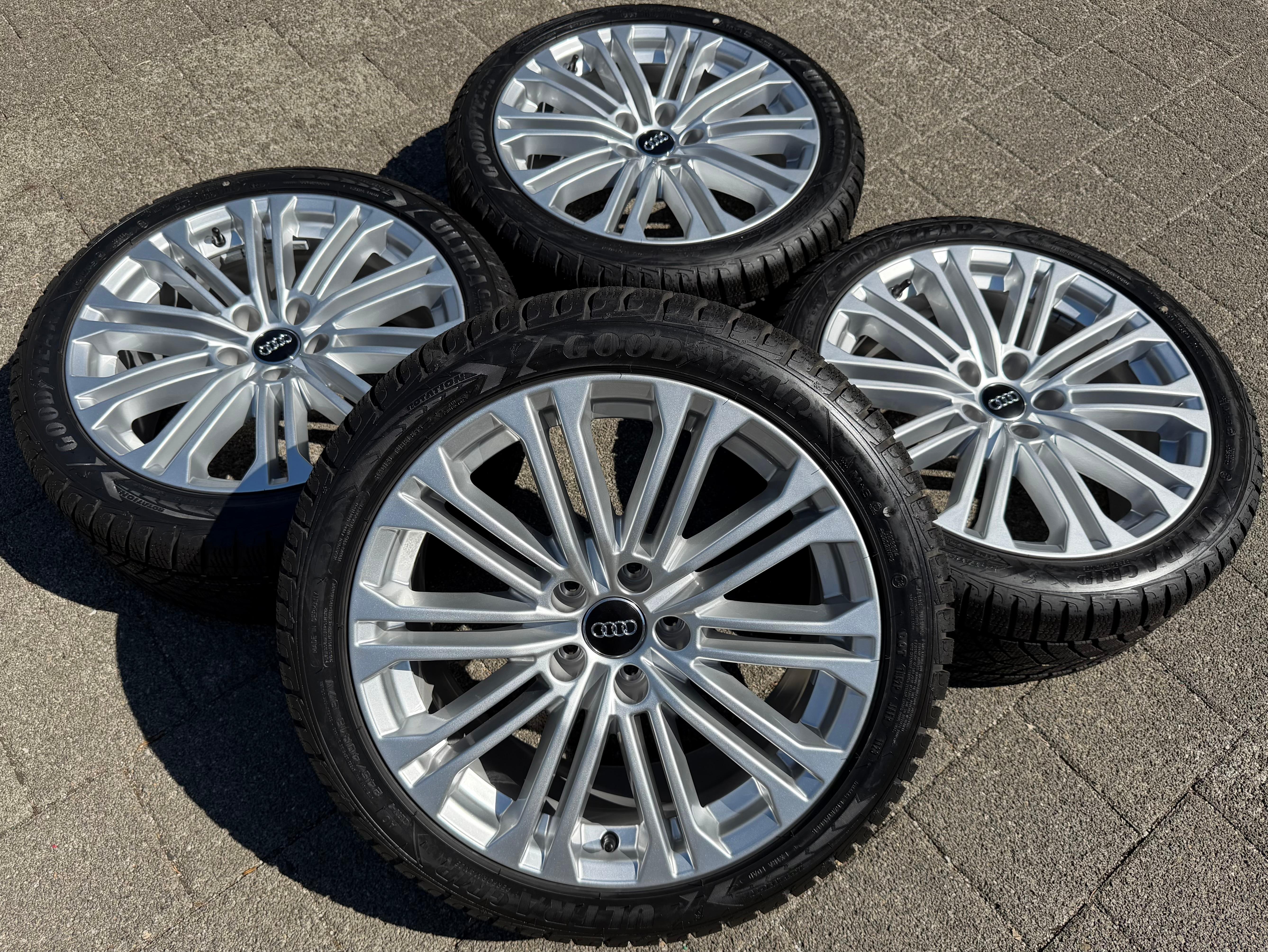 4 Original 18" Alu Winterräder Audi A5 S5 8W F5 245/40R18 97V 8W0601025EE Goodyear