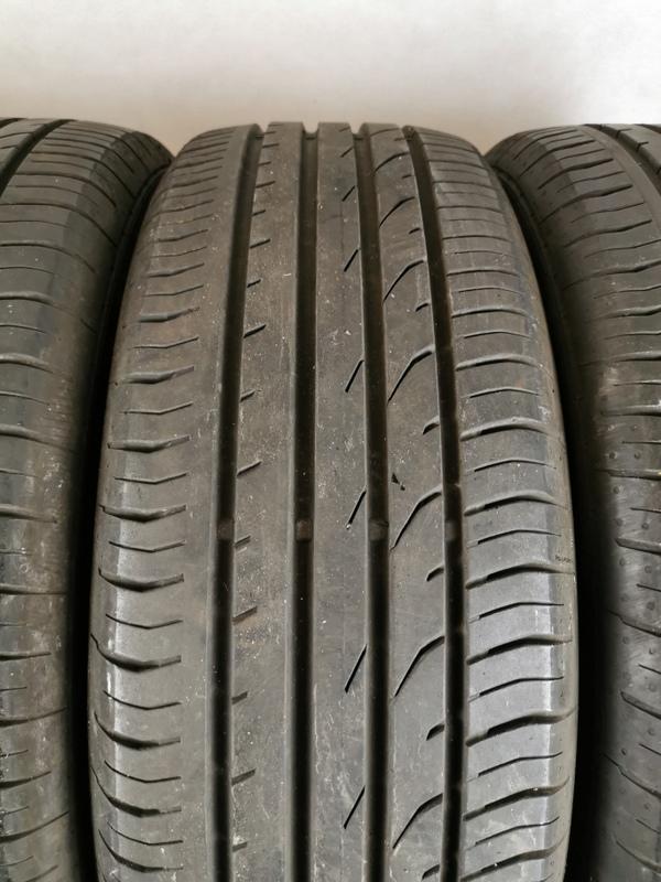 4 x 215/55R18 95H Sommerreifen Continental Premium Contact 2 2x 6-7mm und 2x 5,5-6mm 2013