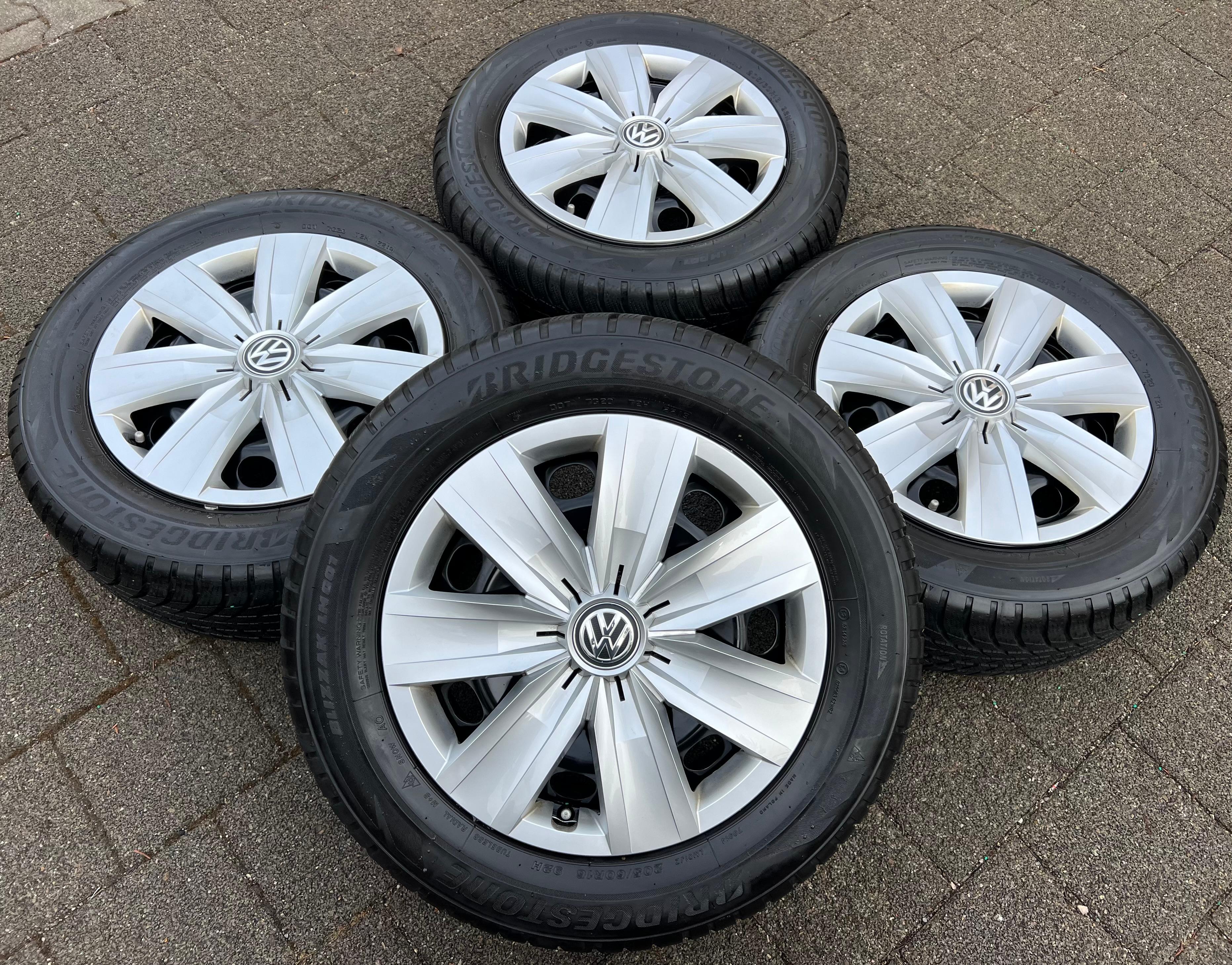 4 ROUES D'HIVER AUDI Q2 GA VW T-ROC A11 205/60R16 92H BRIDGESTONE 2019 GRATUIT