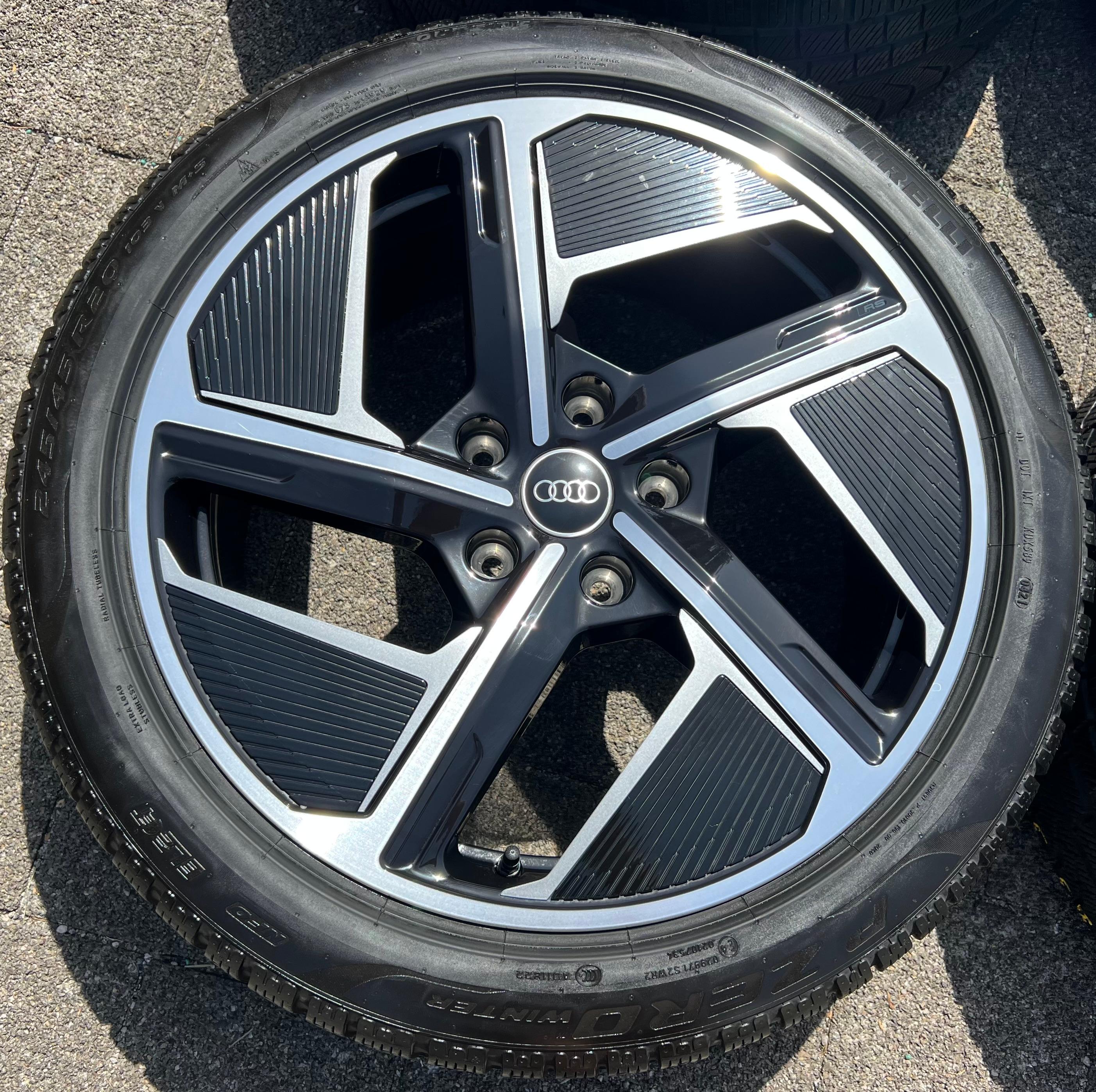 4 ORIGINAL 20" ALU WINTERRÄDER AUDI ETRON E-TRON GT 4J3601025F 4J3601025H