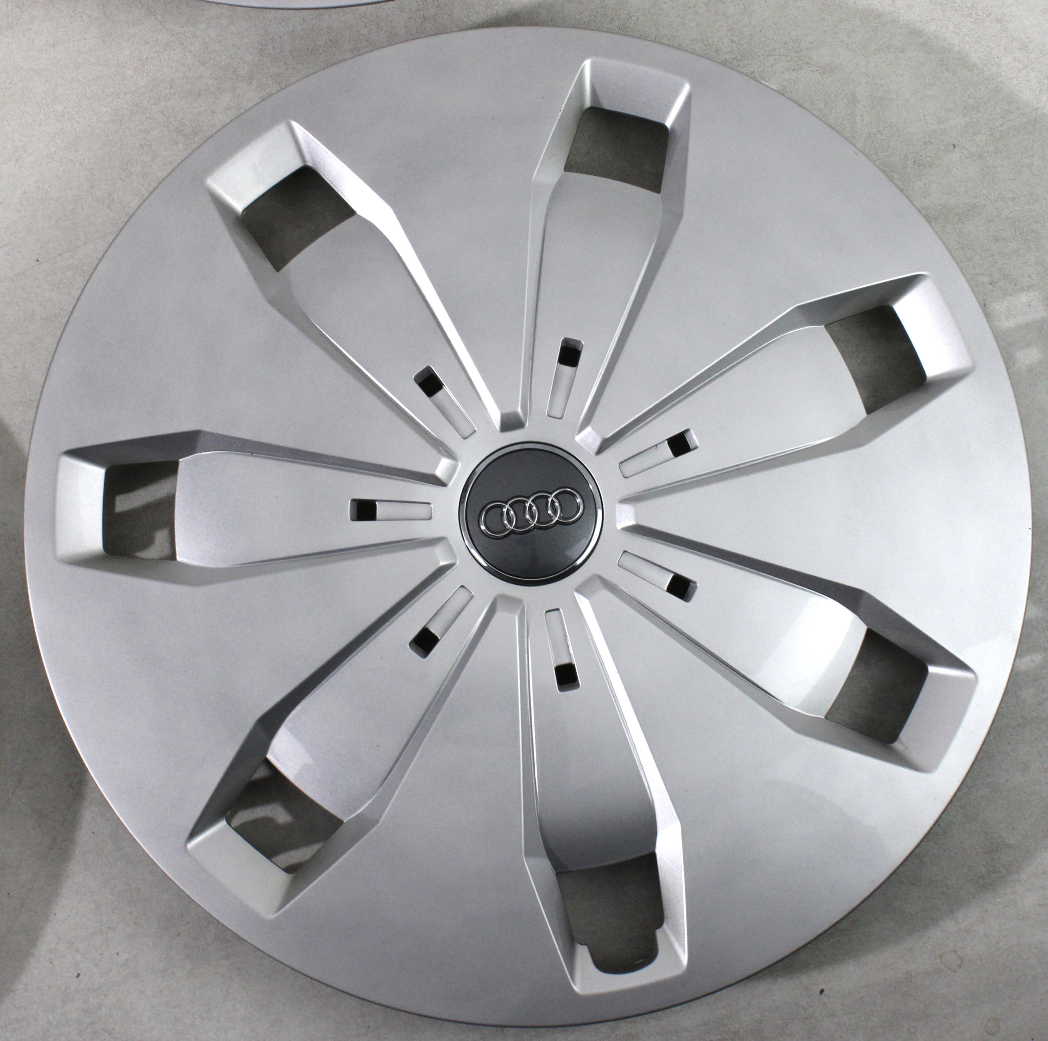4x Tapacubos originales de 16" para Audi A3 A4 Q2 81A601147, embellecedores de rueda de 16"
