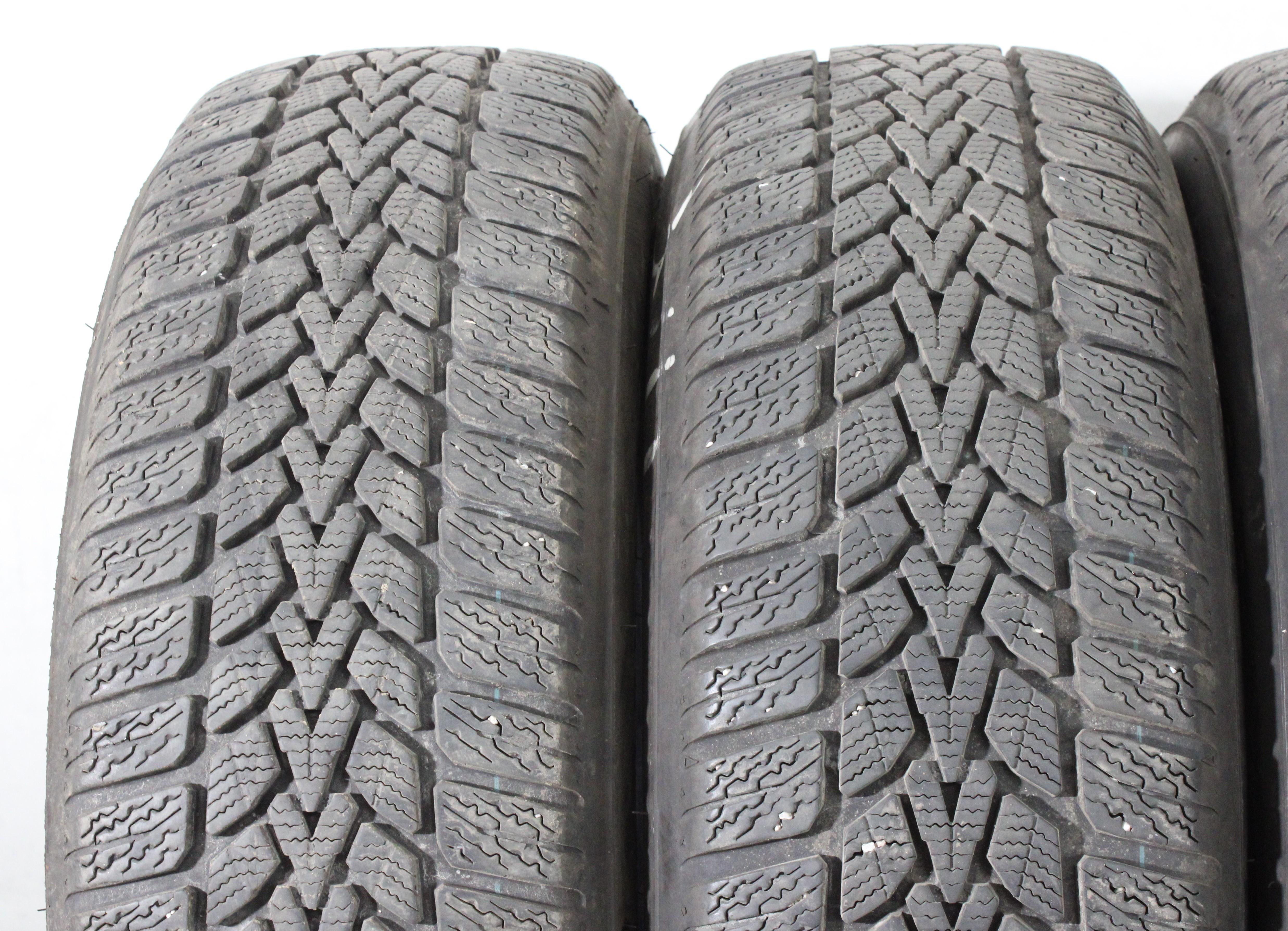 4 x 195/65R15 91T Winterreifen Dunlop Winter Response-2 2x6mm/2x7mm 2020