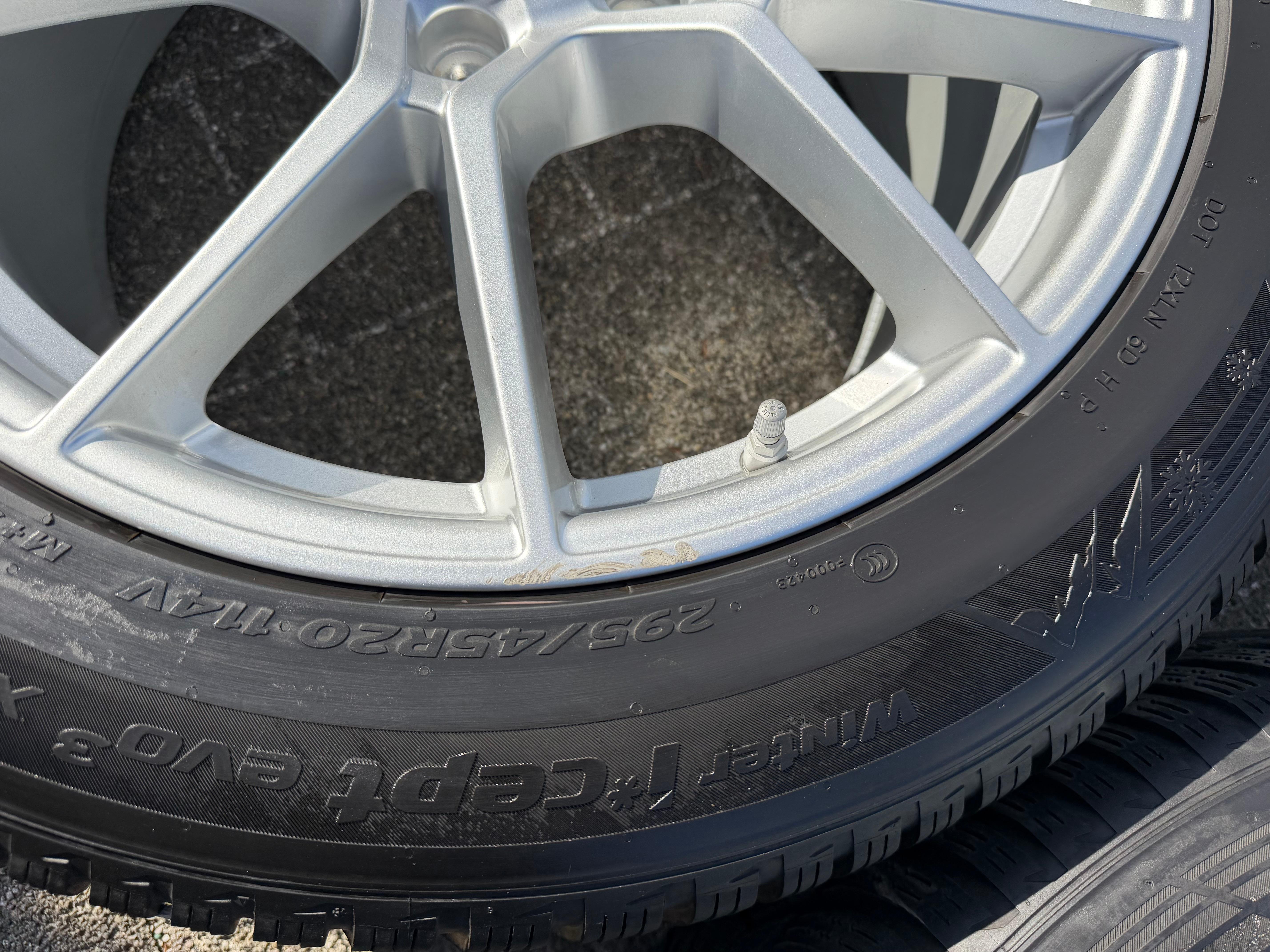 4 Original 20" Alu Winterräder Porsche Cayenne II E3 9YA 9Y0601025CB 9Y0601025CC
