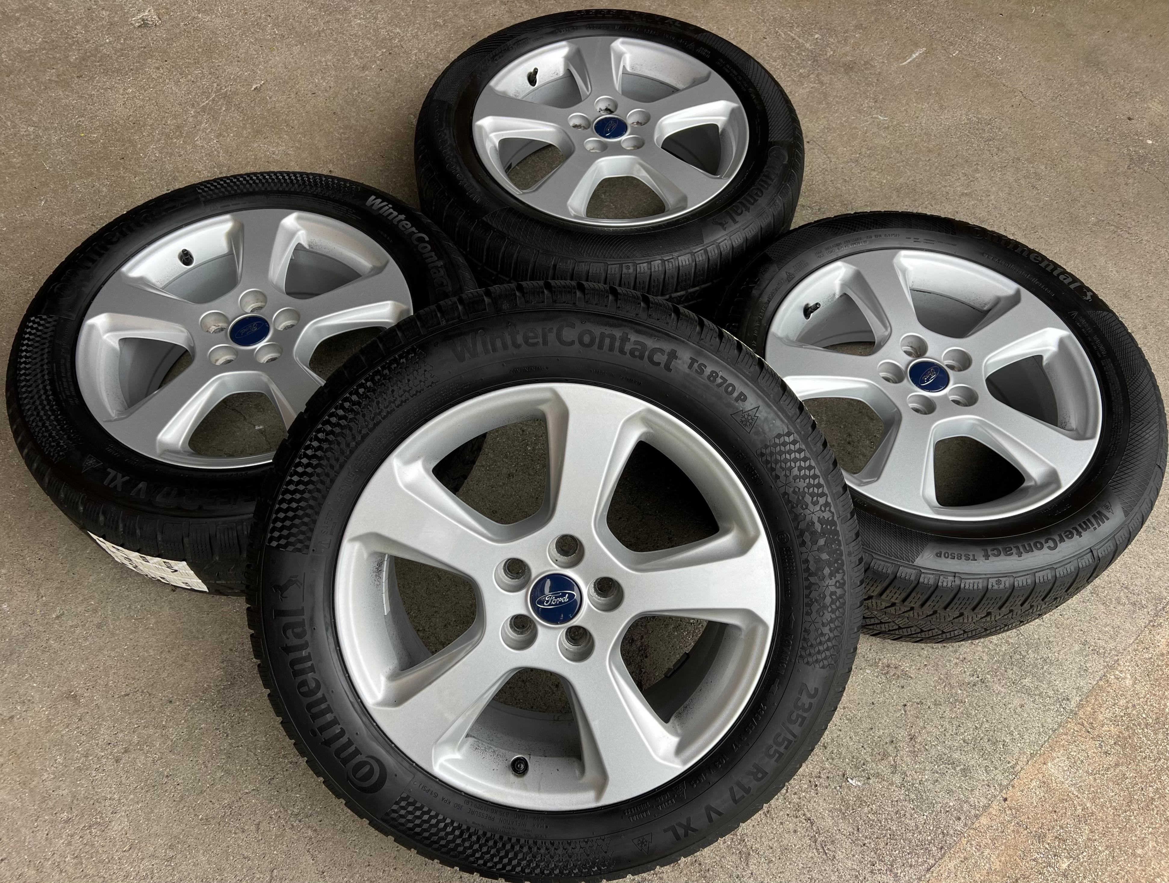 4 CERCHI IN LEGA ORIGINALI DA 17" FORD GALAXY III S-MAX II WA6 EM2C-1007-K1A RDKS